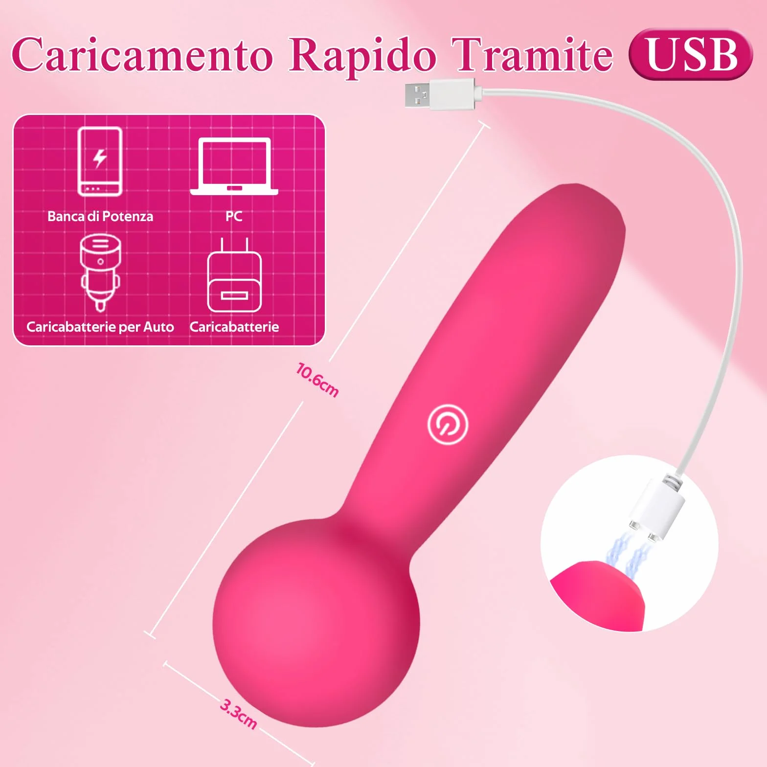 Vibratore Vibratoriper Donne Vibratoreper Donna Professionale Vibratoreper Donna Clotoride Vibratori (Rose)