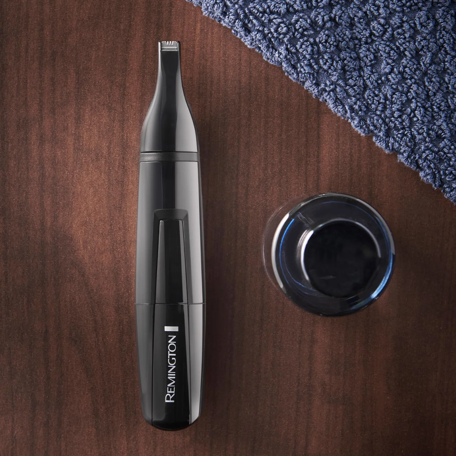 Remington NE3150 Trymer do nosa, uszu i brwi, bateria, ostrza ze stali