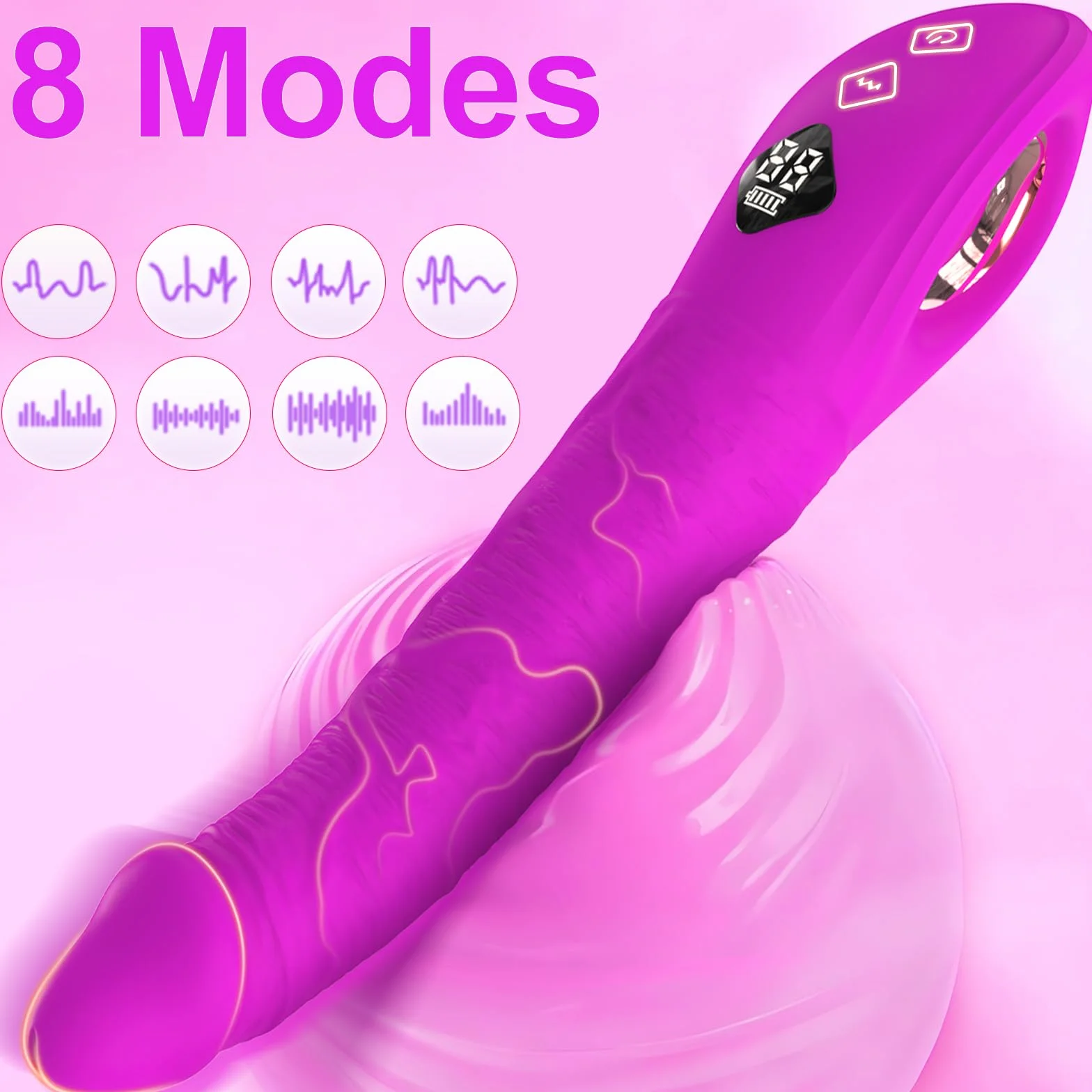 Vibratoreper Donna Professionale Wireless Punto G Squirting Sexytoysys Coppia Ovetto Vibrante Telecomando Sex Toys Vibratore per Uomo Sex Toy Vibratoriper Donne Dildo Realistico 8 Modalità, A26020706