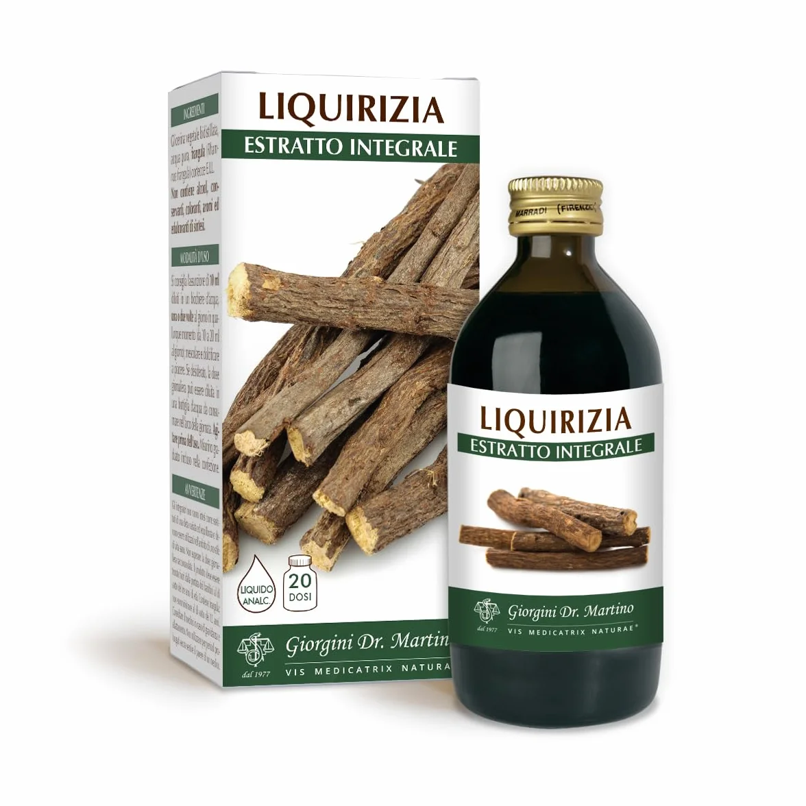 Dr Giorgini LIQUIRIZIA Estratto Integrale Liquido Analcoolico 200 ml