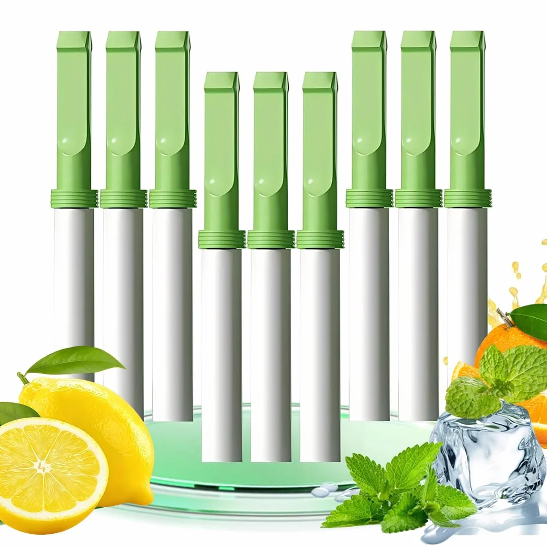9pcs Inalatore Per Oli Essenziali e Aromaterapia | Favorisce il Rilassamento e la Calma