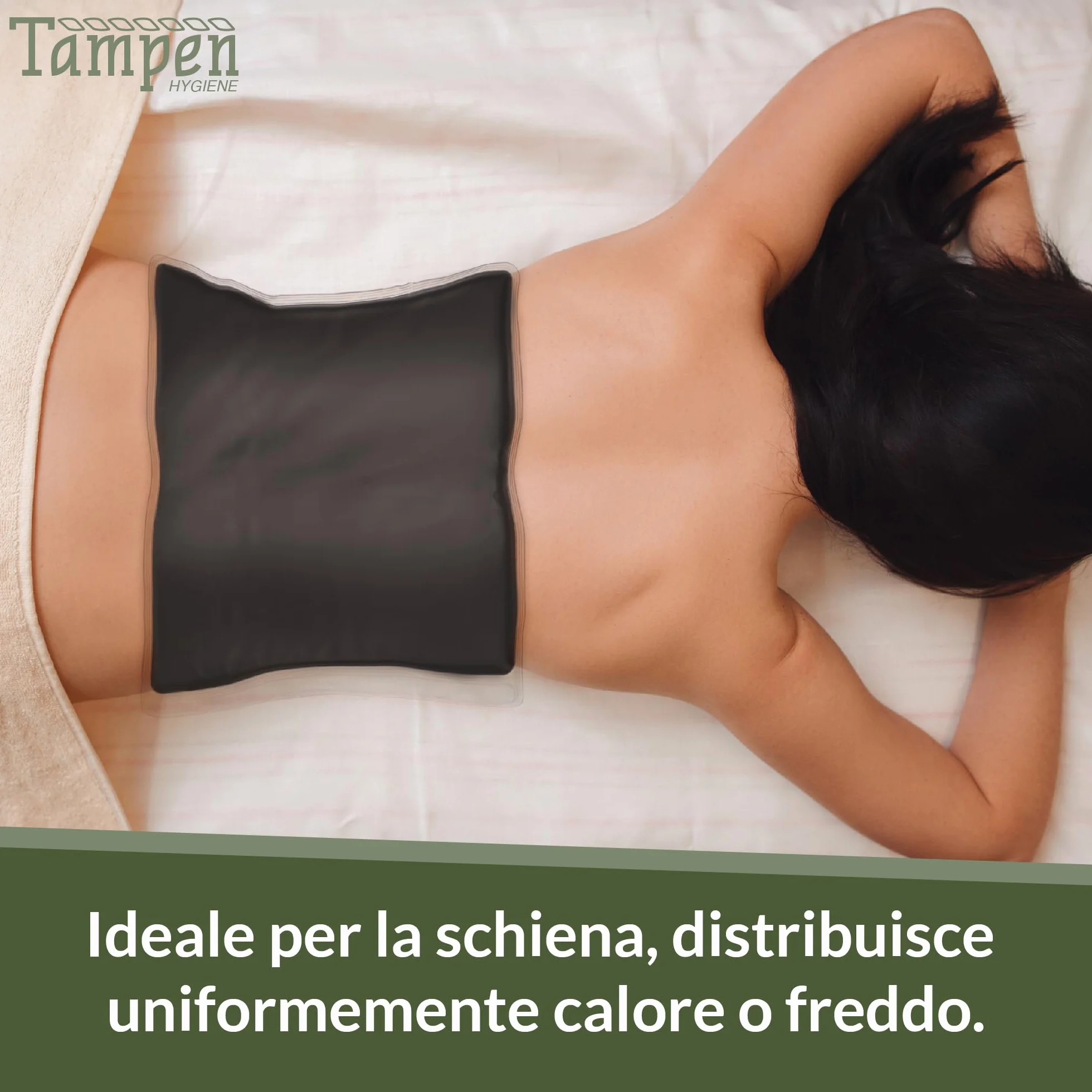 Tampen Cuscino riscaldante di torba · cuscino grande · degradazione rigenerativa · cuscino caldo freddo · per mal di schiena, dolore addominale, tensione, muscoli indolenziti e lividi