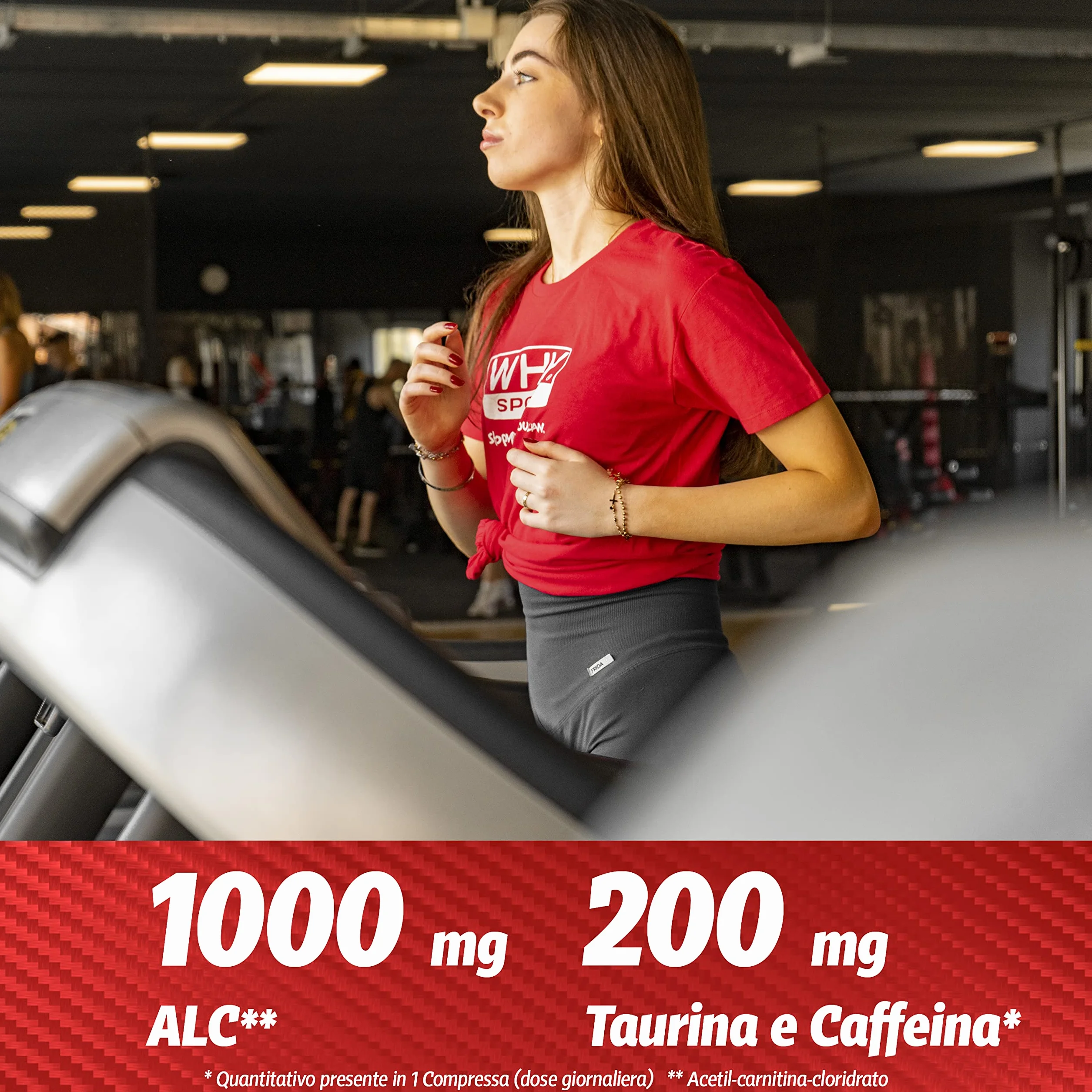 WHY SPORT ALC PLUS - Integratore Alimentare Energetico a Base di Acetil l-carnitina - 60 Compresse