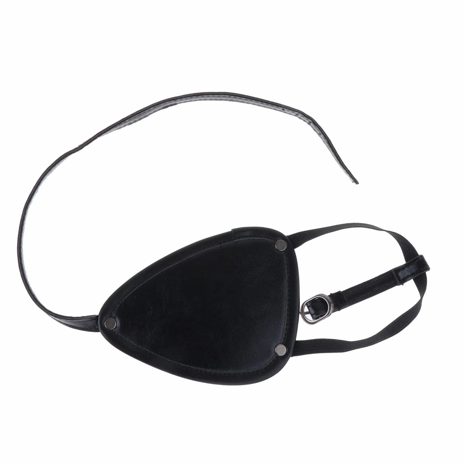 Benda per occhi da pirata regolabile 13x10 cm per cosplay adulti