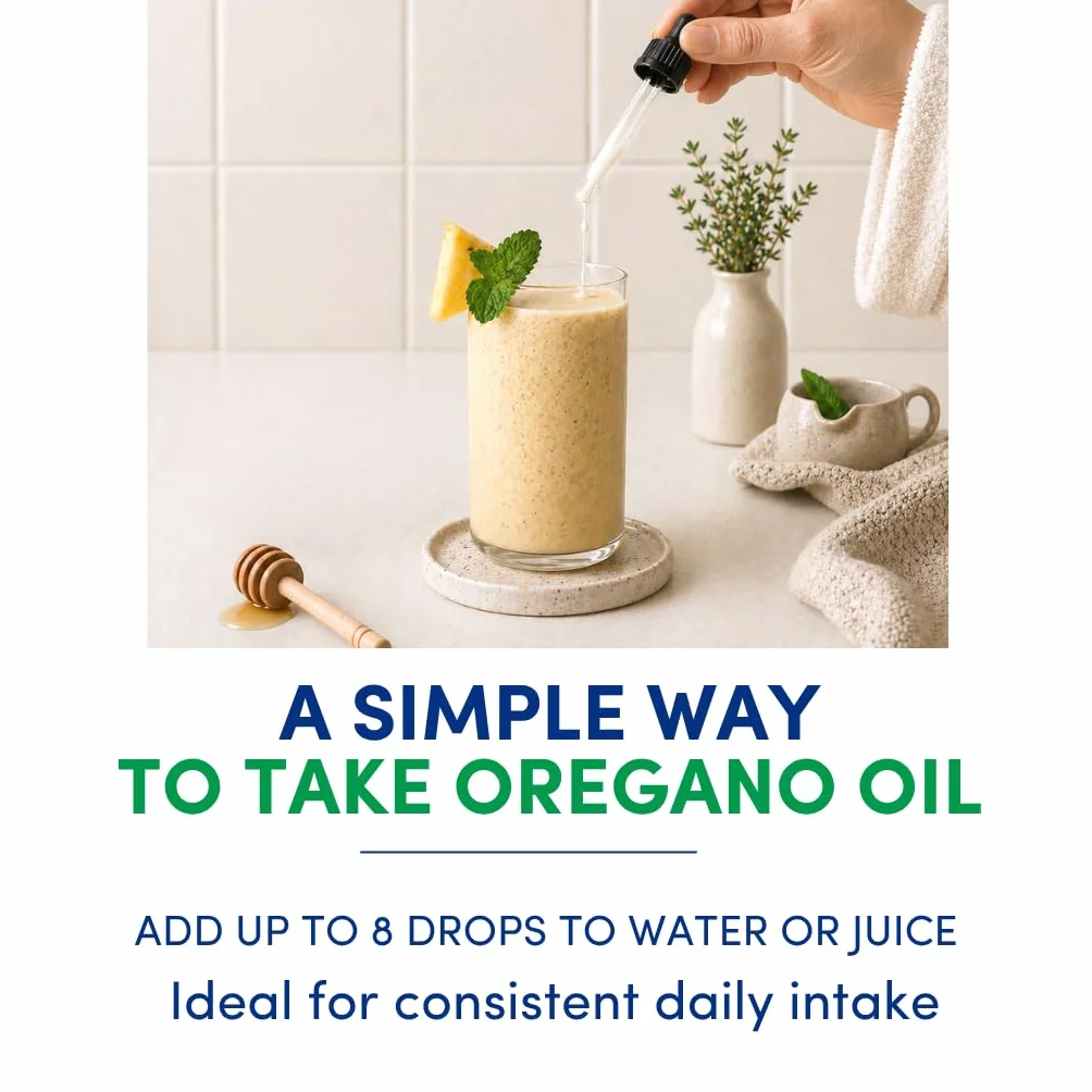 Olio di Origano Selvatico Idrosolubile Biologico Aromavita 30 ml - Gocce per Gengive Sane, Gola Irritata, Supporto Digestivo