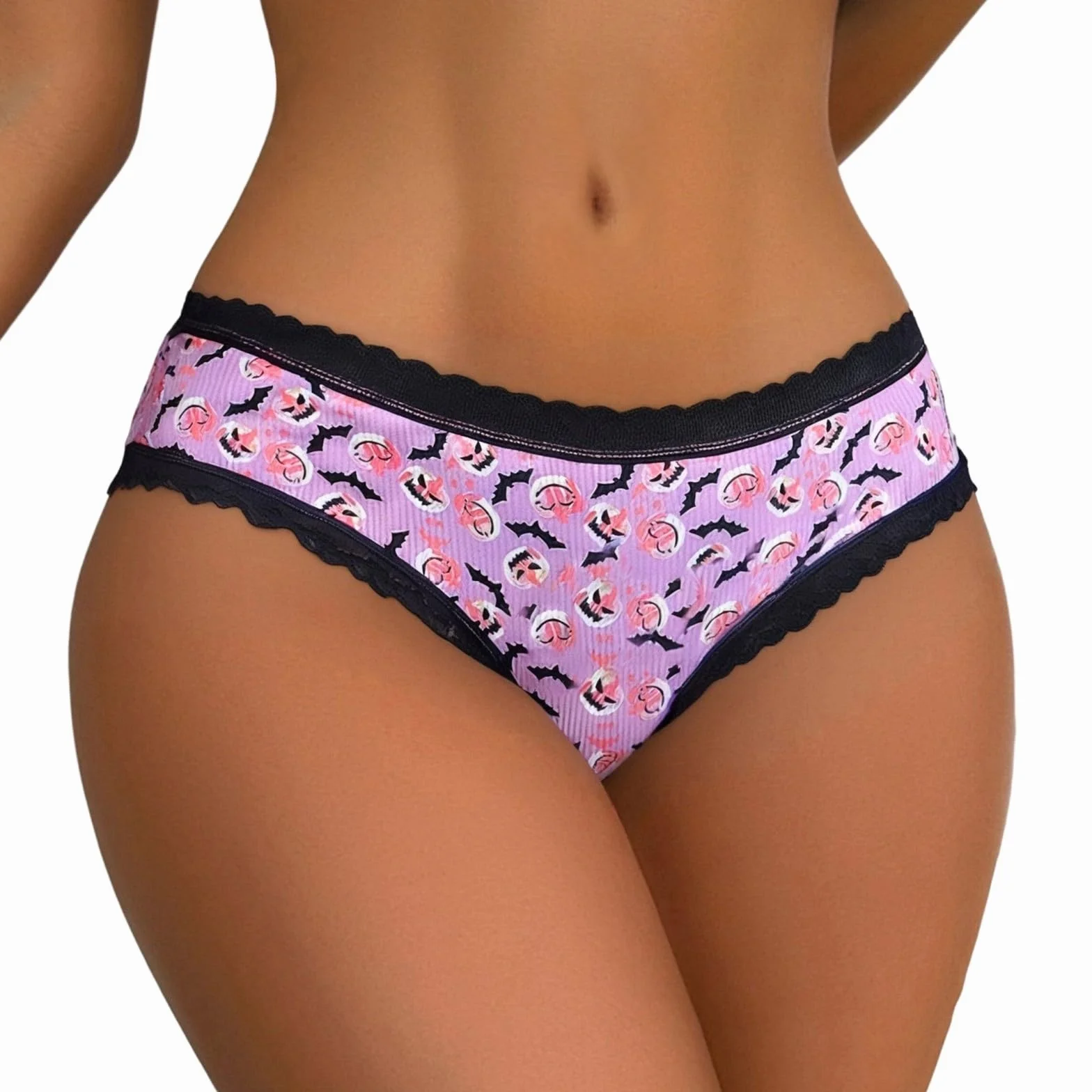 MaNMaNing Mutande Donna Sexy Halloween Zucca Morbide Traspiranti per Feste