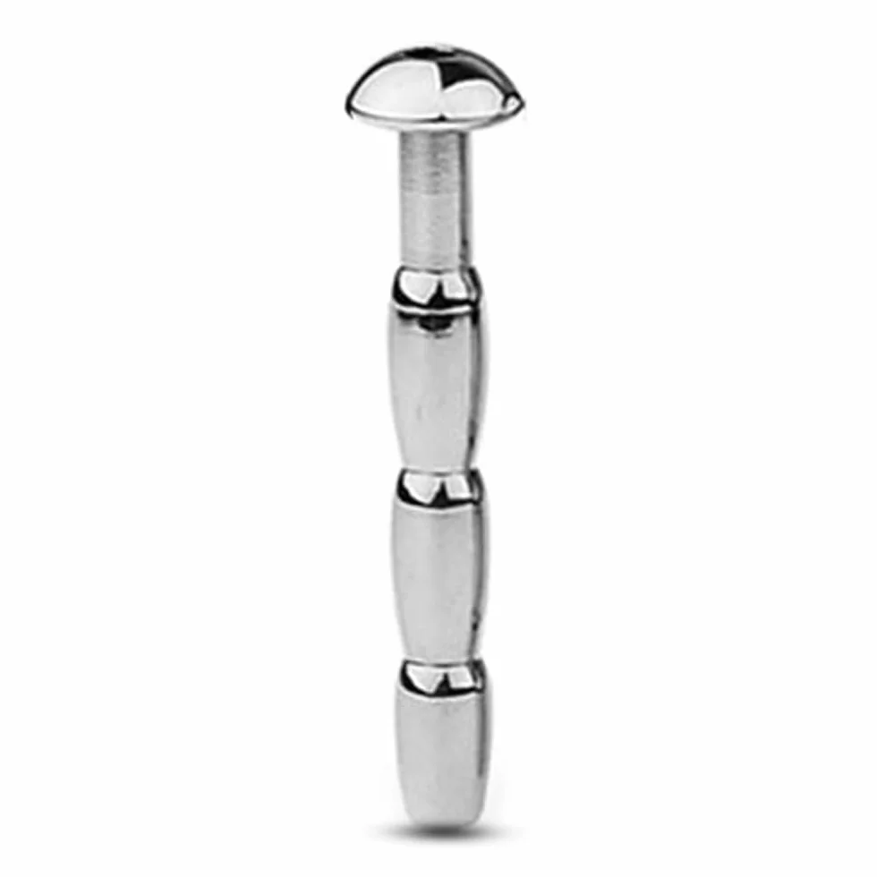 Dilatatore Uretrale Cavo in Acciaio Inossidabile per Uomo, Stimolatore del Glande Giocattolo Sessuale Erotico (6mm)