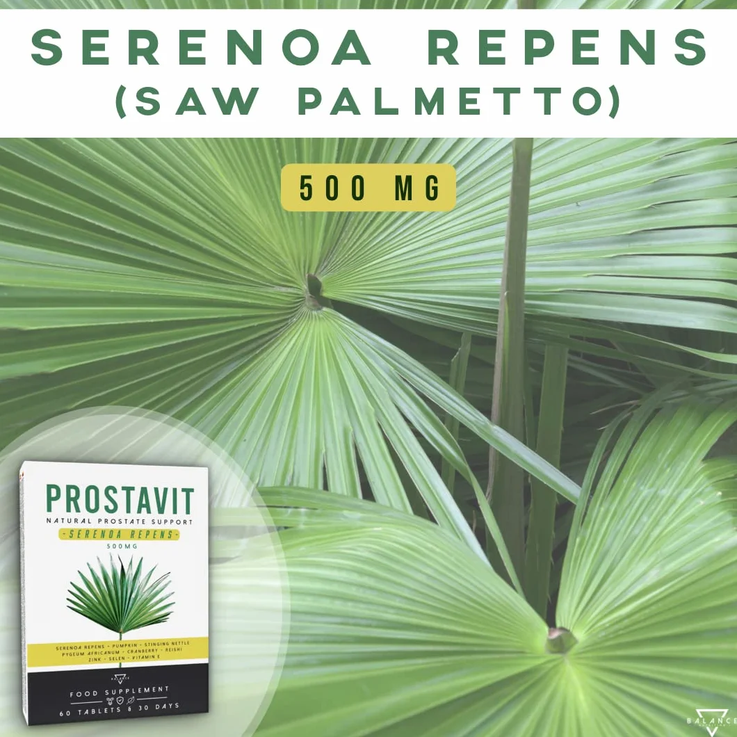 PROSTAVIT® SERENOA REPENS 500MG Saw Palmetto Integratore Prostata 60 Compresse
