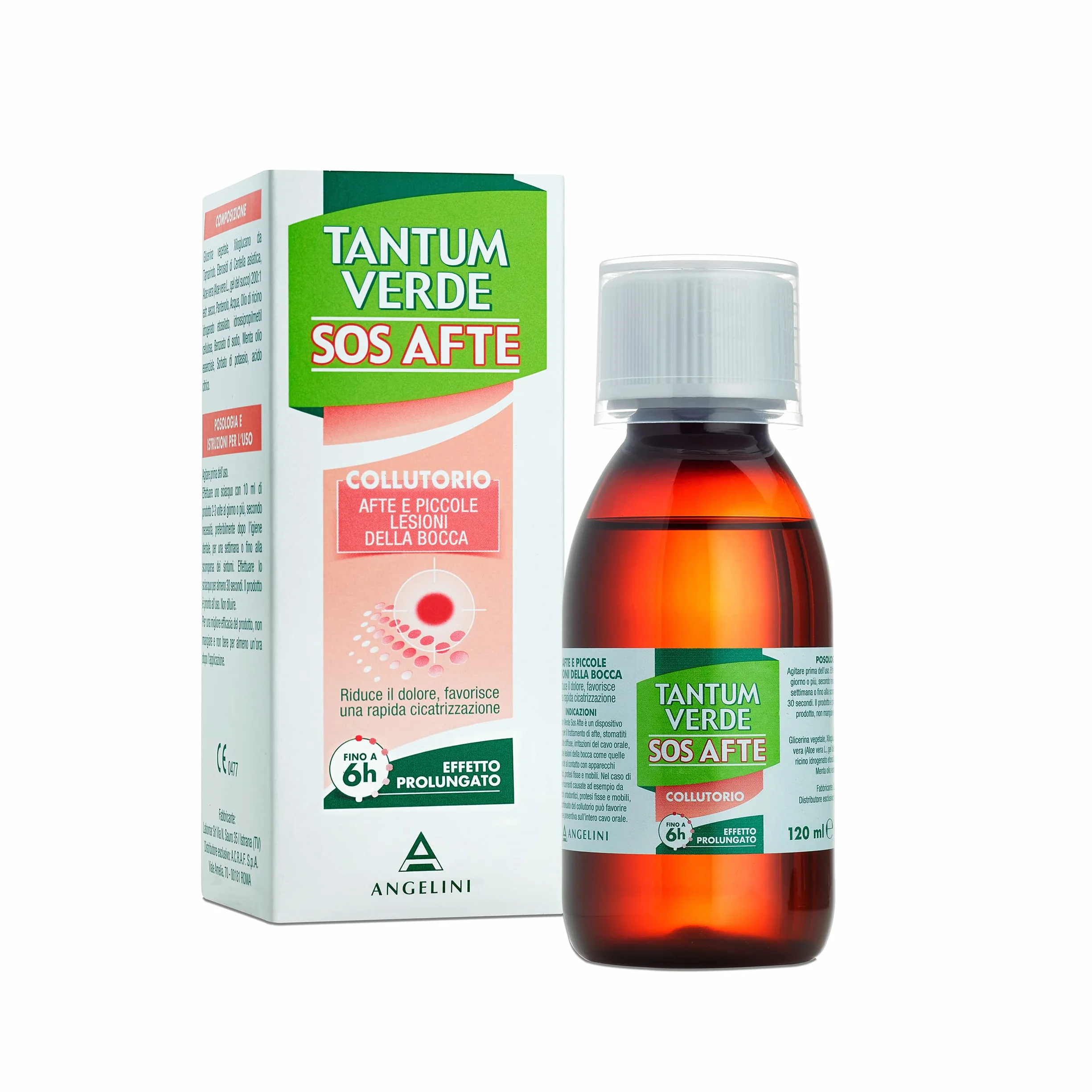 ANGELINI Tantum Collutorio Verde Sos Afte 120 ml