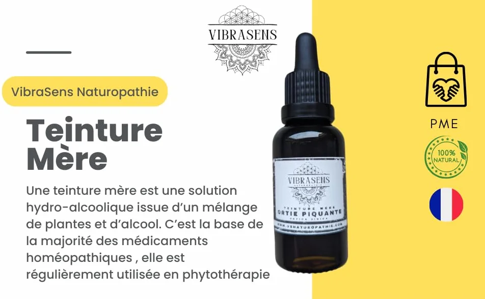 Tintura Madre di Ortica VibraSens Naturopatia 30 ml - Elixir Naturale Booster a Base di Erbe