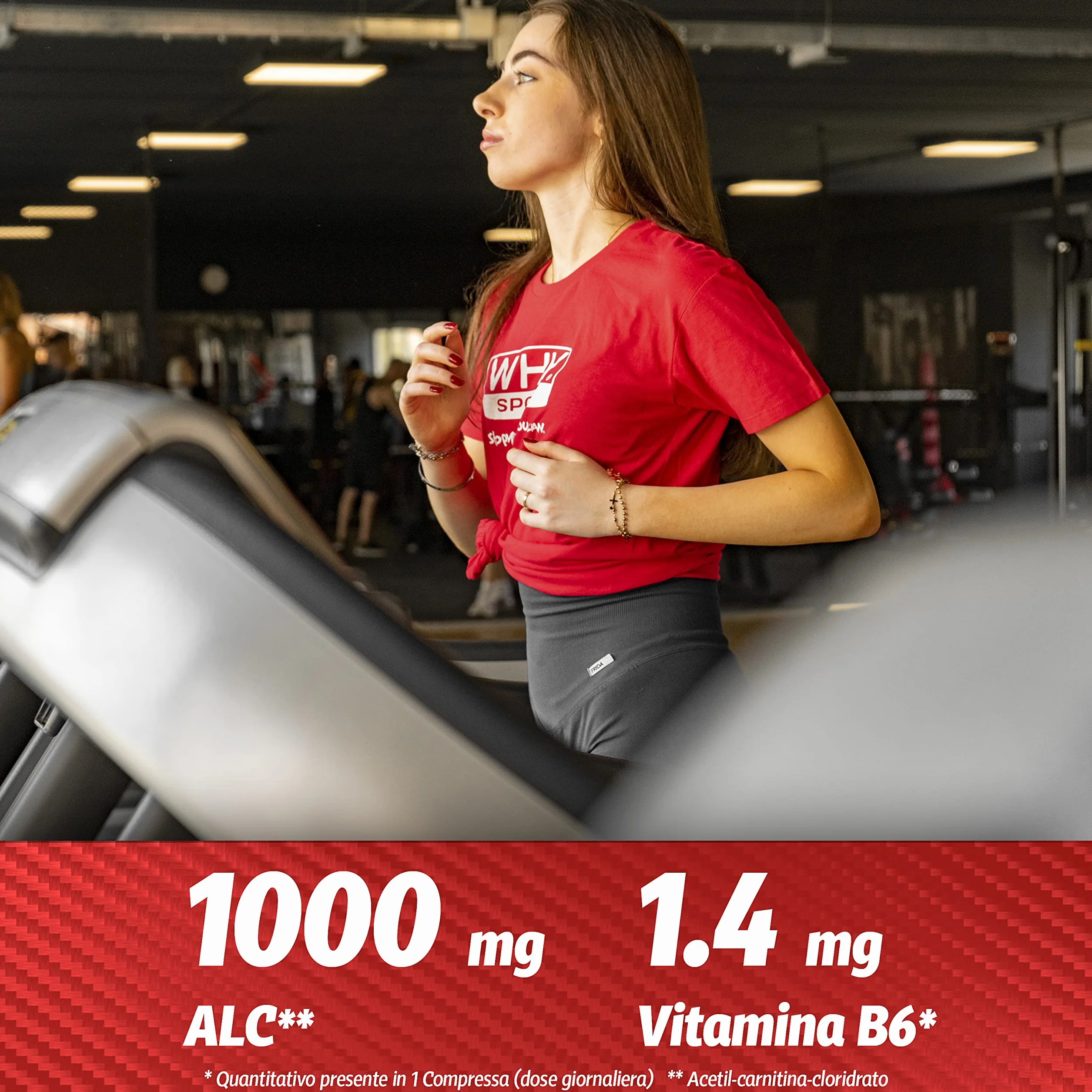 WHY SPORT ALC 1000 Integratore Alimentare Energetico Acetil l-carnitina 60 Compresse