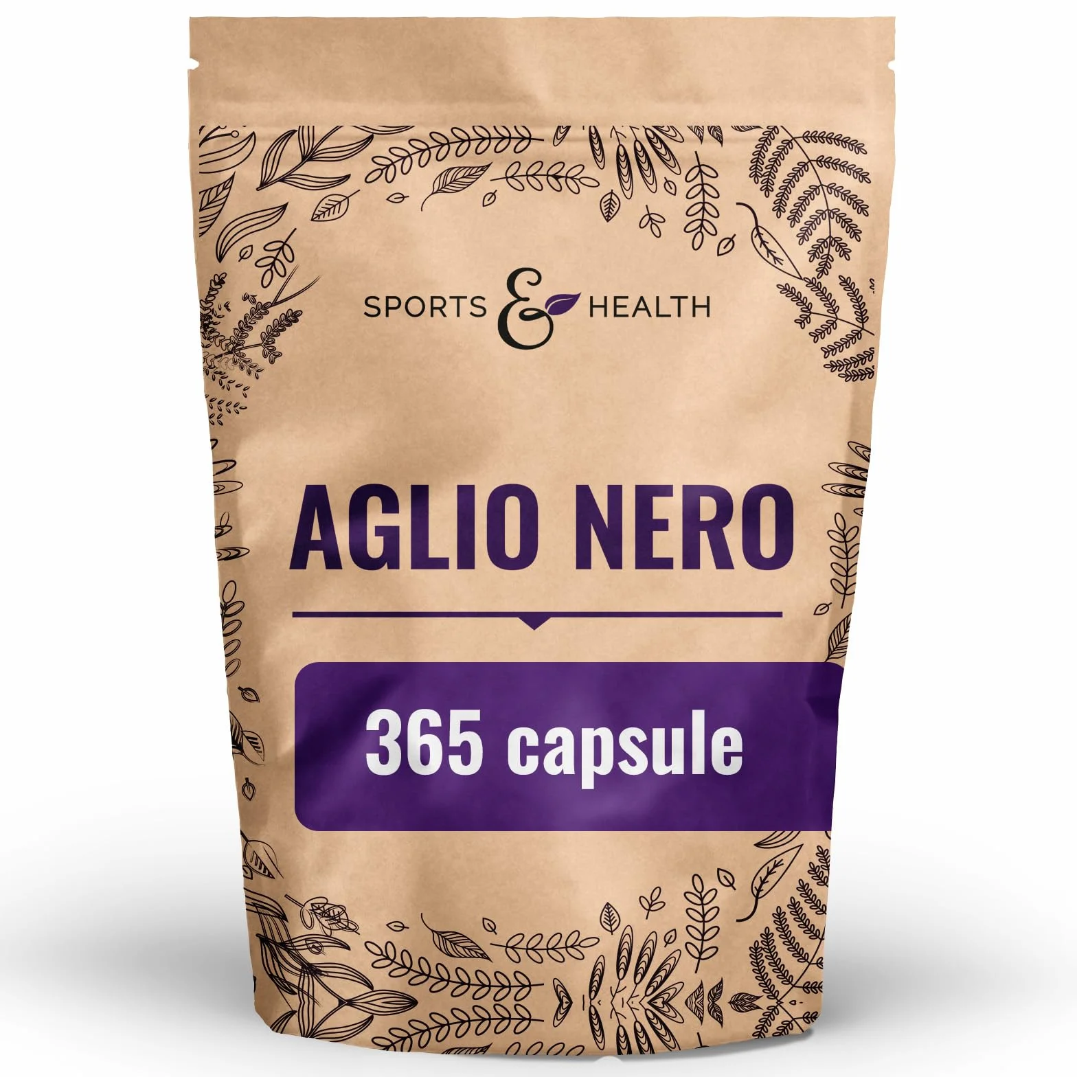 Capsule di aglio nero capsule 9 000 mg da estratto 15:1 – 365 capsule ad alto dosaggio, Black Garlic Capsules, Vegane e senza additivi, aglio-capsule aglio-nero-fermentato aglio-integratore