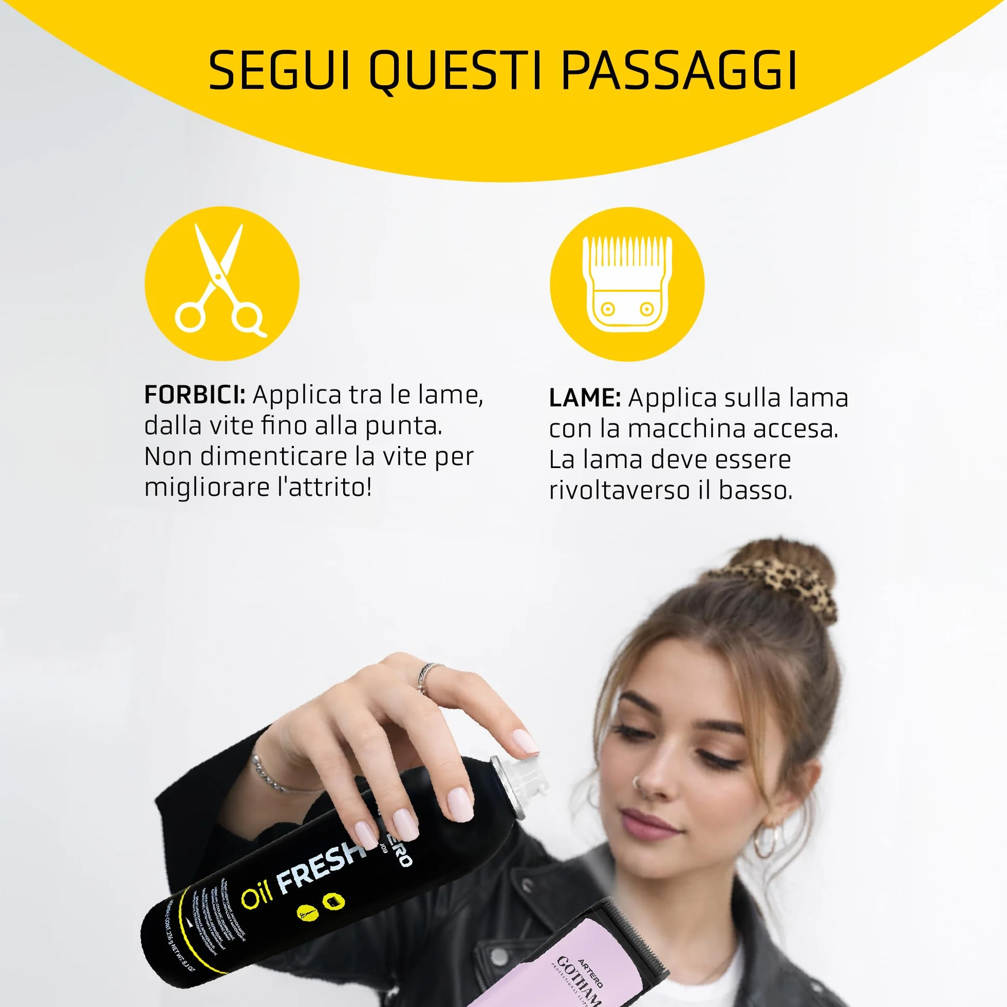 ARTERO Oil Fresh. Spray 6 in 1 per lame e forbici