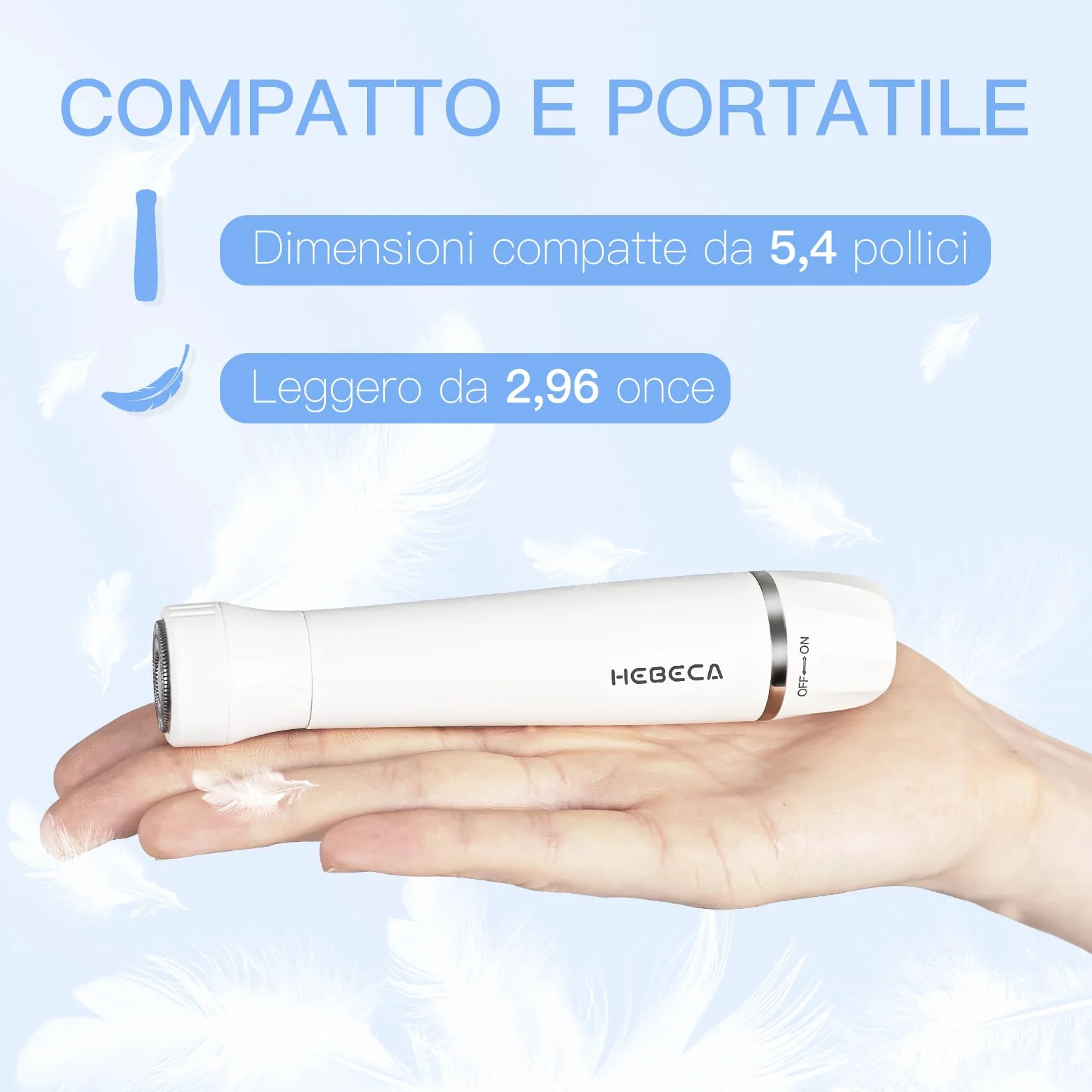 Rasoio Elettrico Donna 3 in 1 Epilatore Viso Portatile Sopracciglia Tagliapeli Naso Orecchie Ricaricabile Impermeabile