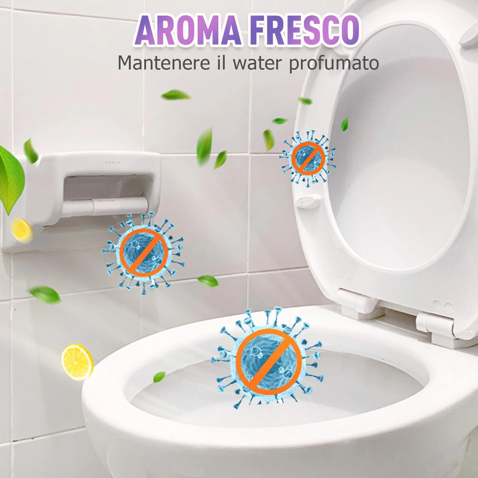 Disincrostante WC, 2026 Nuovo Detergente Anticalcare in Detergente per WC, Self-Cleaning Foam, Scioglie Gli Ingorghi Elimina Incrostazioni di Calcare e Ruggine per la Pulizia di W C e Bagno (1Pcs)