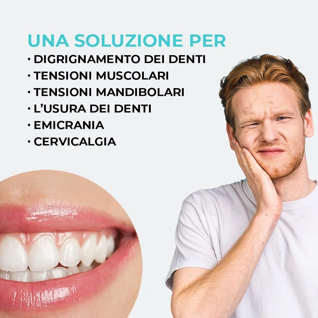 Doctor Bite Pro Bite Dentale Automodellante per Bruxismo, Dispositivo Medico CE, Protezione Denti Notte, Made in Italy
