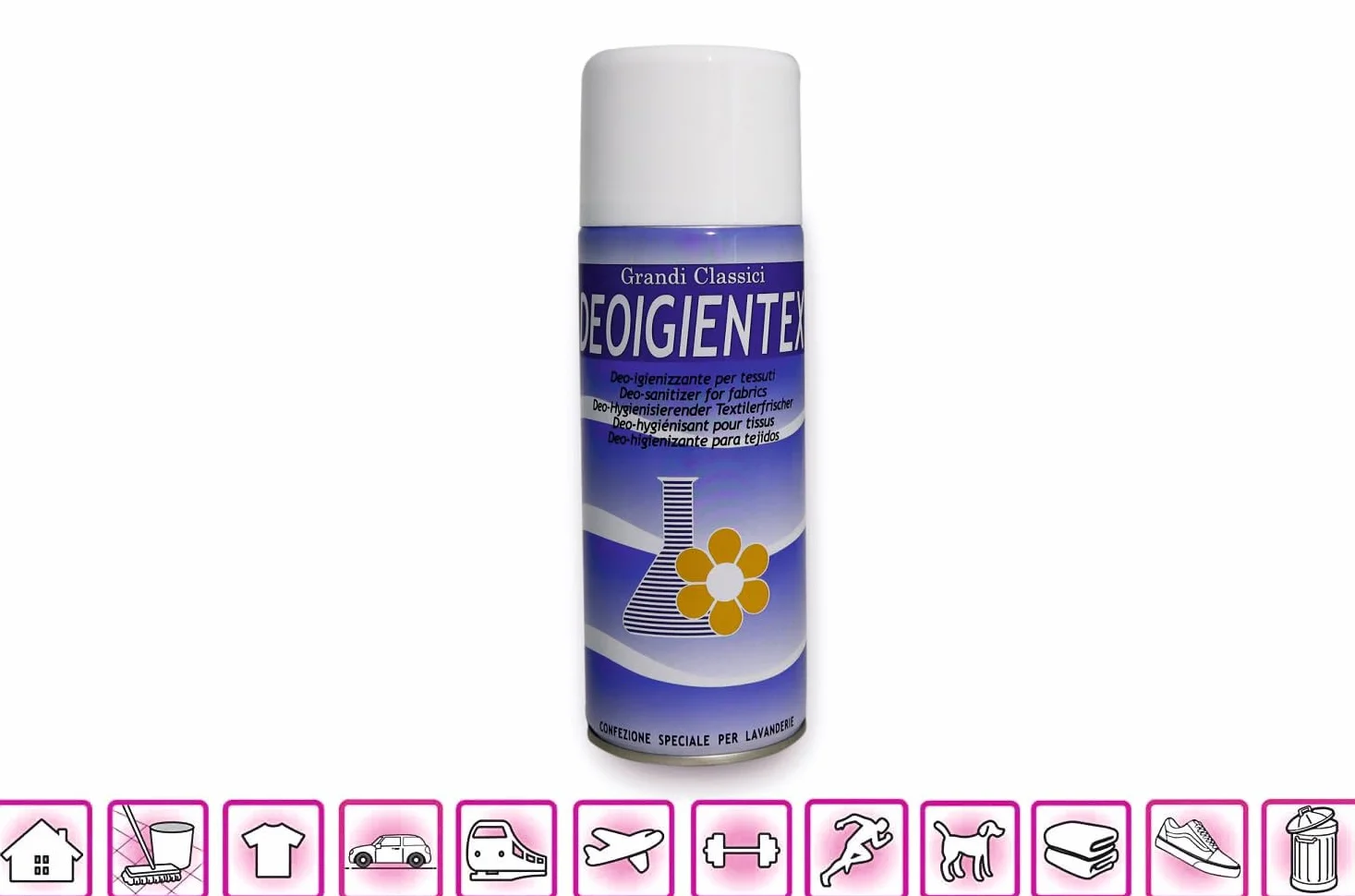 HOME PRO Tris Deodorante Igienizzante Spray Tessuti Profumo Ambiente 3x150ml