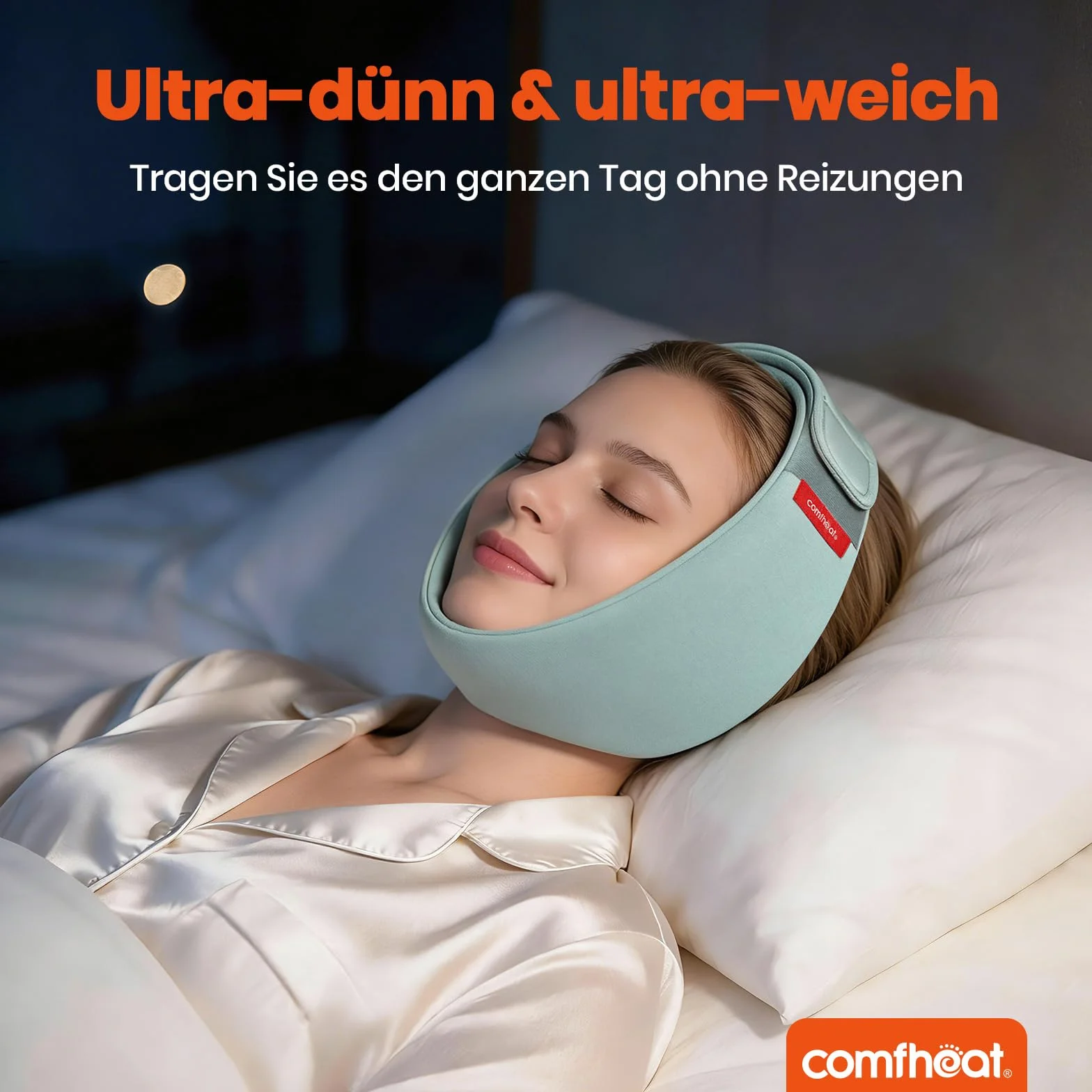 Cuscinetto riscaldante per il viso per alleviare il dolore TMJ, fascia riscaldata USB per mascelle, recupero dei denti del giudizio, 3 impostazioni di calore regolabili, riduce i sintomi