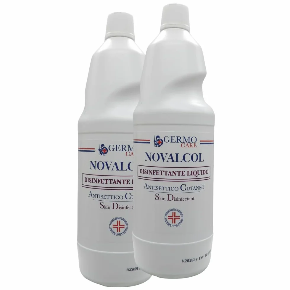 Disinfettante Liquido 1000ml (2 Unità) Contro Germi, Batteri e Lieviti