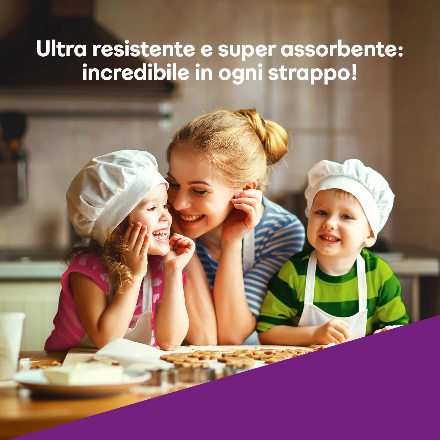 Scottex Amore di Casa Carta da Cucina 21 Rotoli 68 Strappi Carta Assorbente Rotoloni