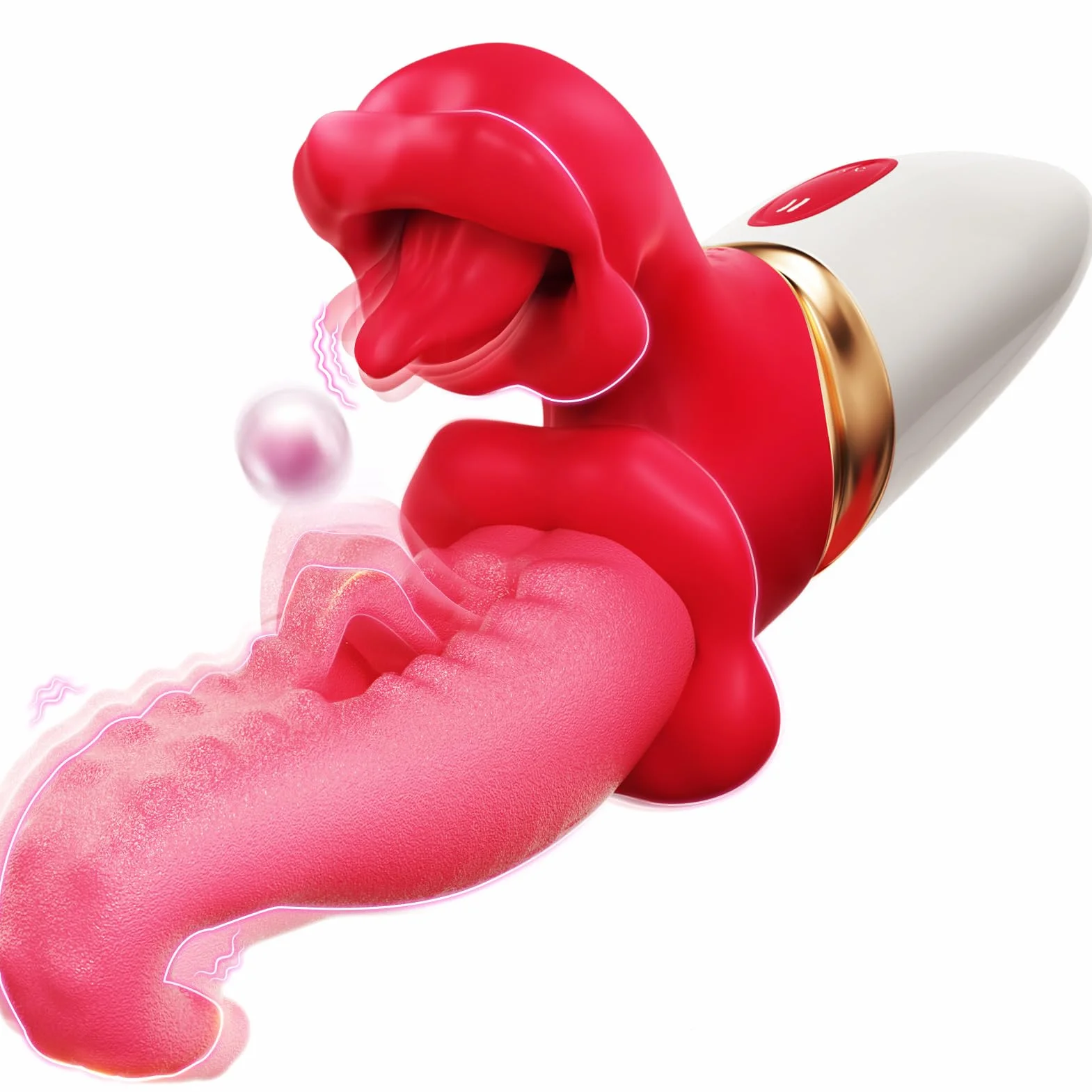 Dildo Vibratoreper Donna Professionale Sex Toys, 7 Vibratore Leccata e Battiti Sexytoysys Donna Coppia, Vibratoriper Donne Sex Toy, Vibratoreper Donna Piccolo Vibratore Donna Toys Sessuali per Donna