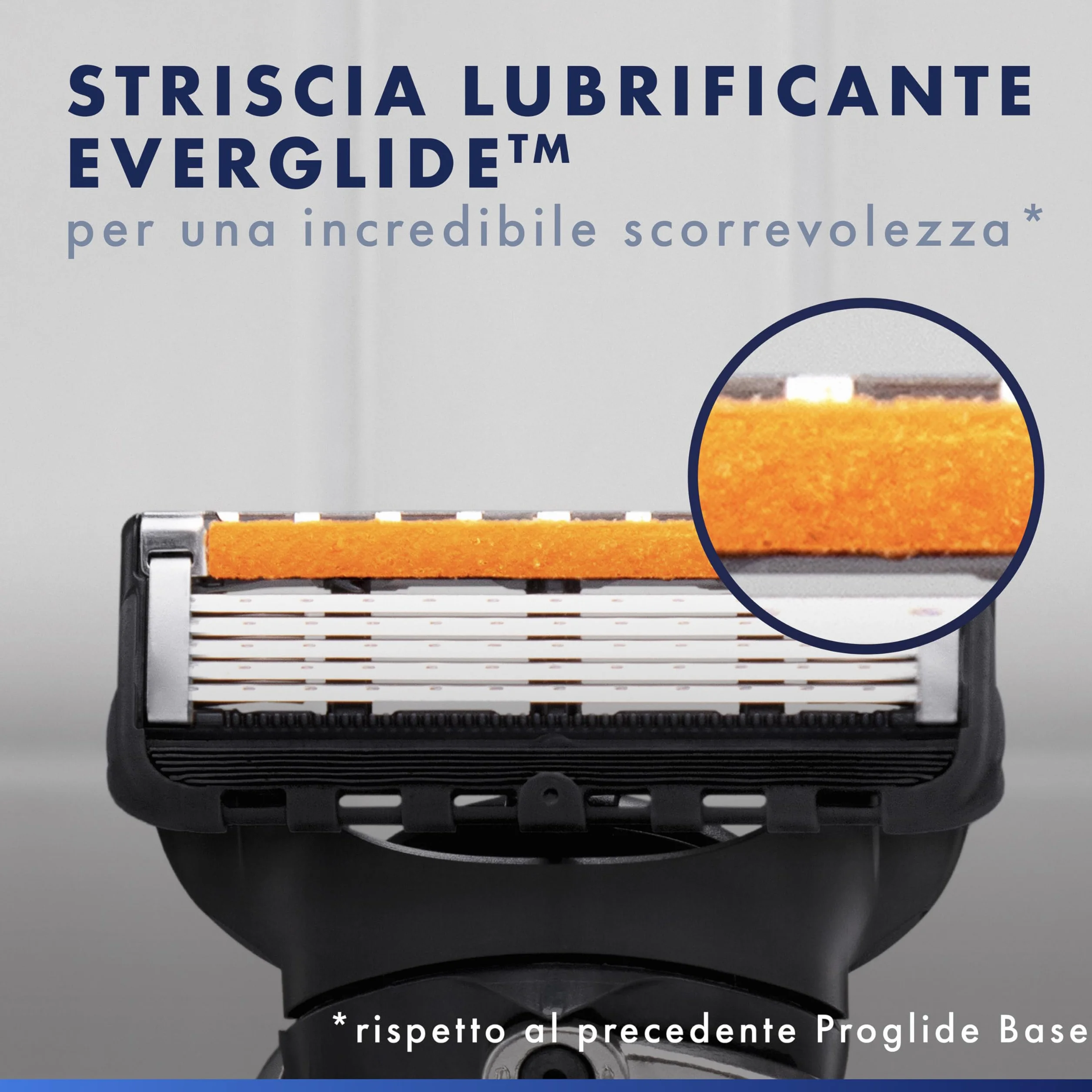 Gillette Proglide 12 Lamette Gillette da Barba di Ricambio per Rasoio Barba Manuale, a 5 Lame, Lamette Uomo per una Rasatura Profonda, con Lubrastrip e Supporto, Idea Regalo