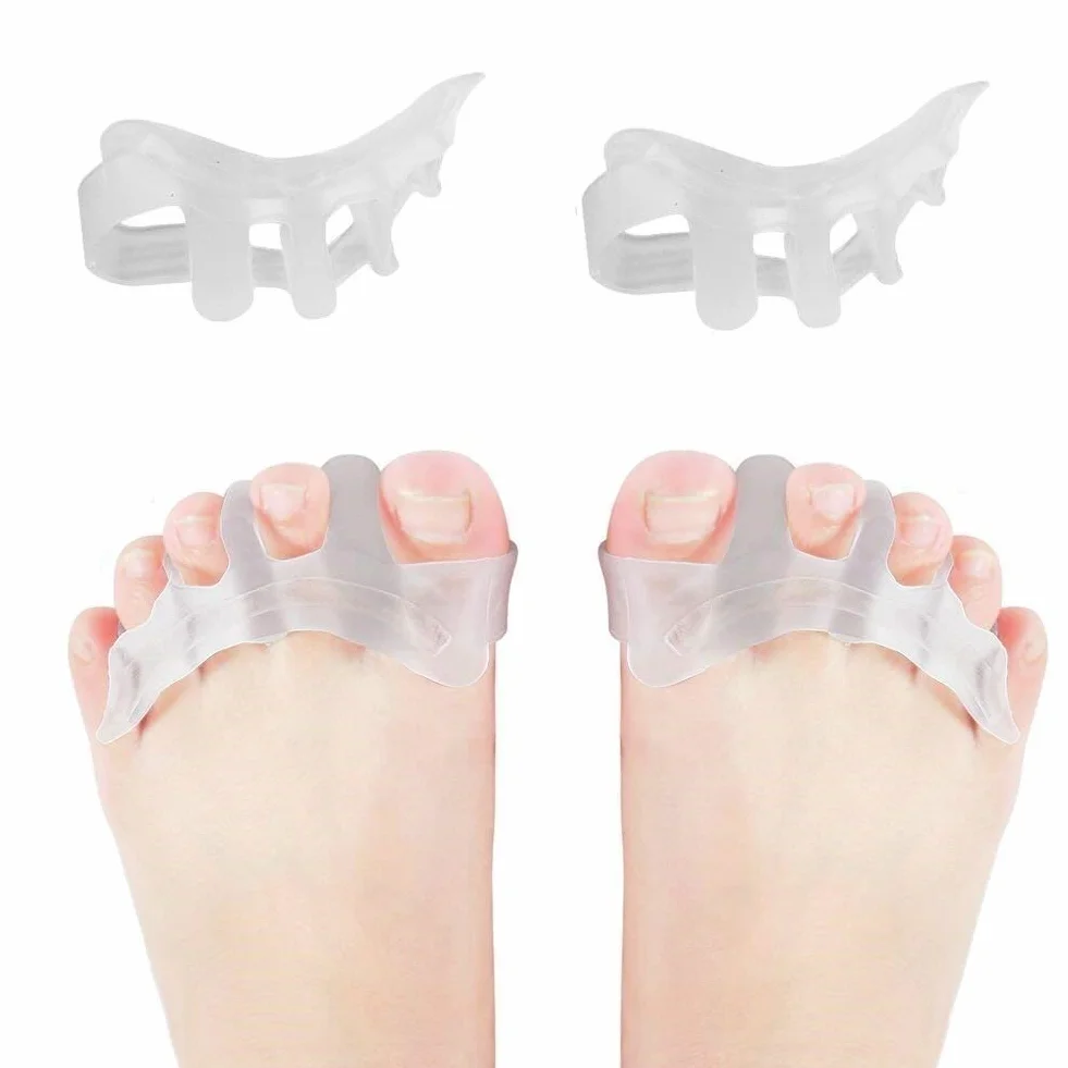 Tutore Alluce Valgo Correttore Separatore Dita Piede Silicone Raddrizza Dita Martello