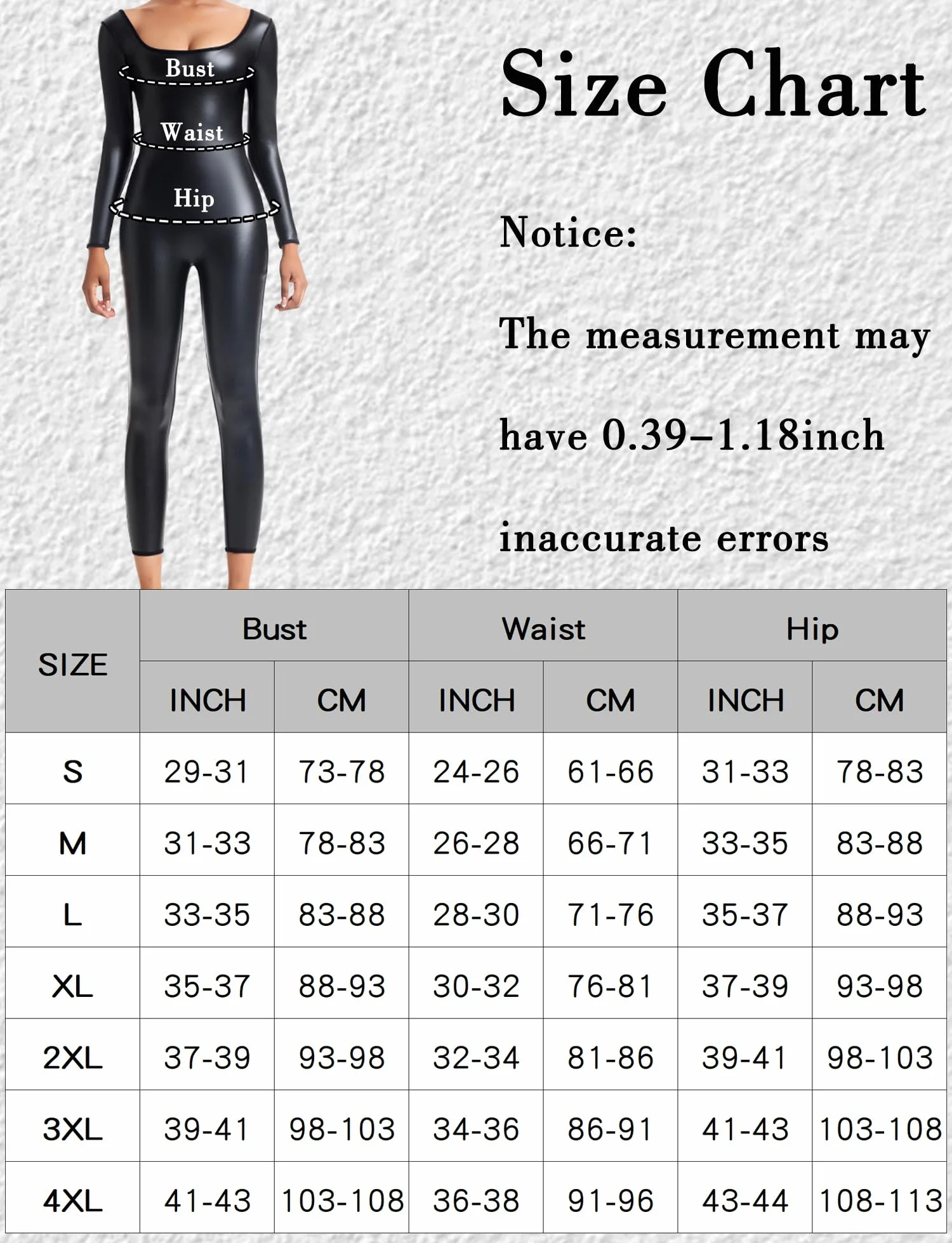 Tuta da Donna Pelle Jumpsuit Latex Maniche Lunghe Catsuit Tuta Intera Yoga Clubwear Costumi Cosplay Abito per Halloween S-4XL