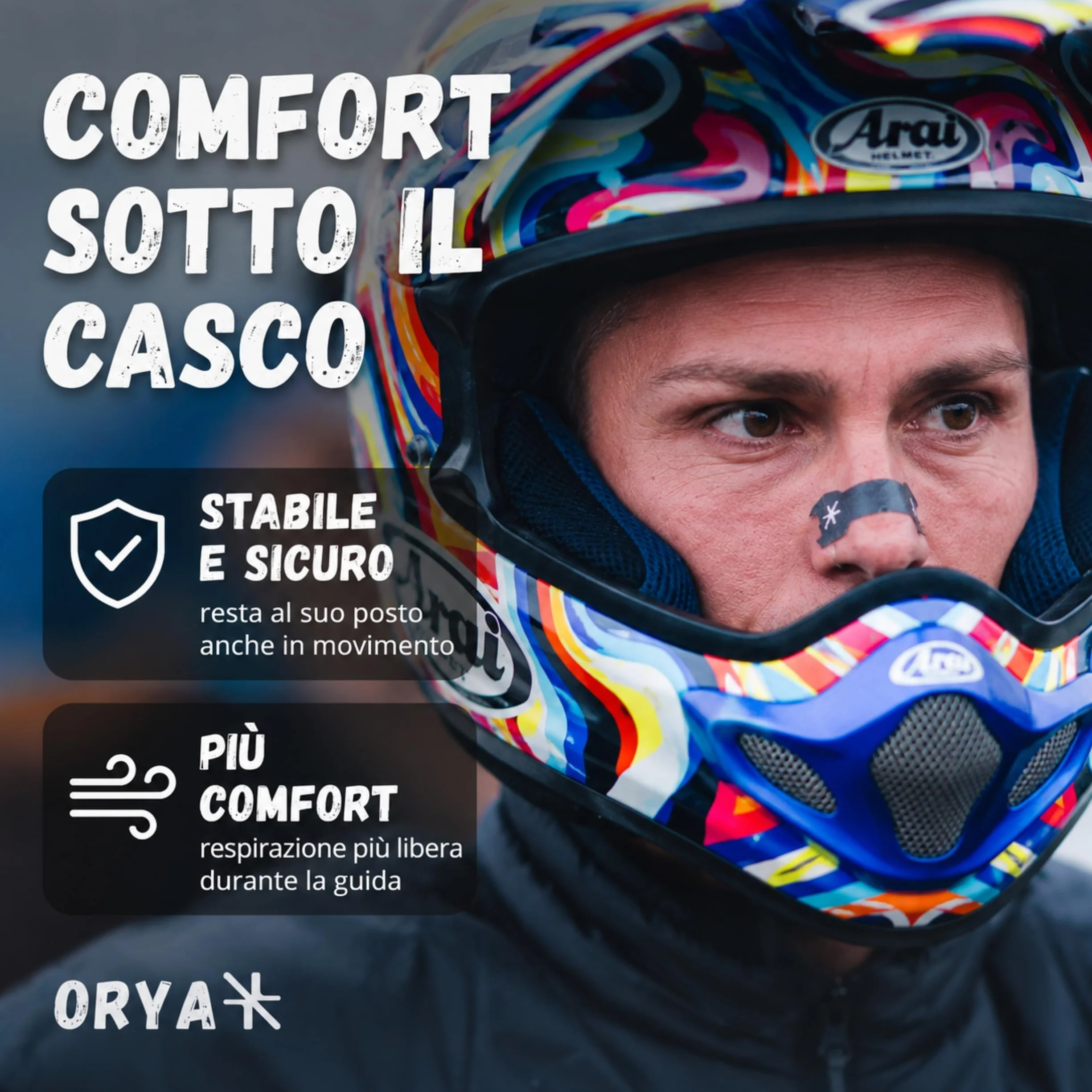 ORYA 30 Cerotti Nasali Antirussamento Sport, Dilatatore Nasale Respirare Meglio, Nero