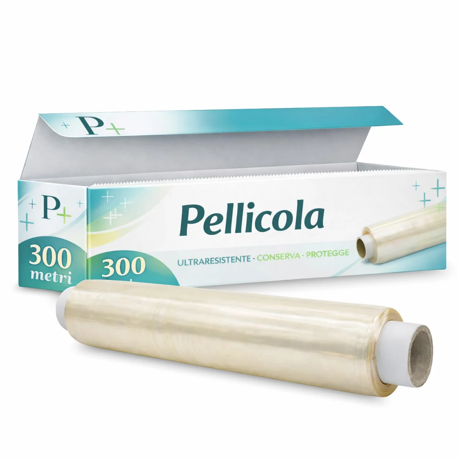 Virsus Pellicola Alimenti 300 Metri Rotolo Alimentare Professionale con Box