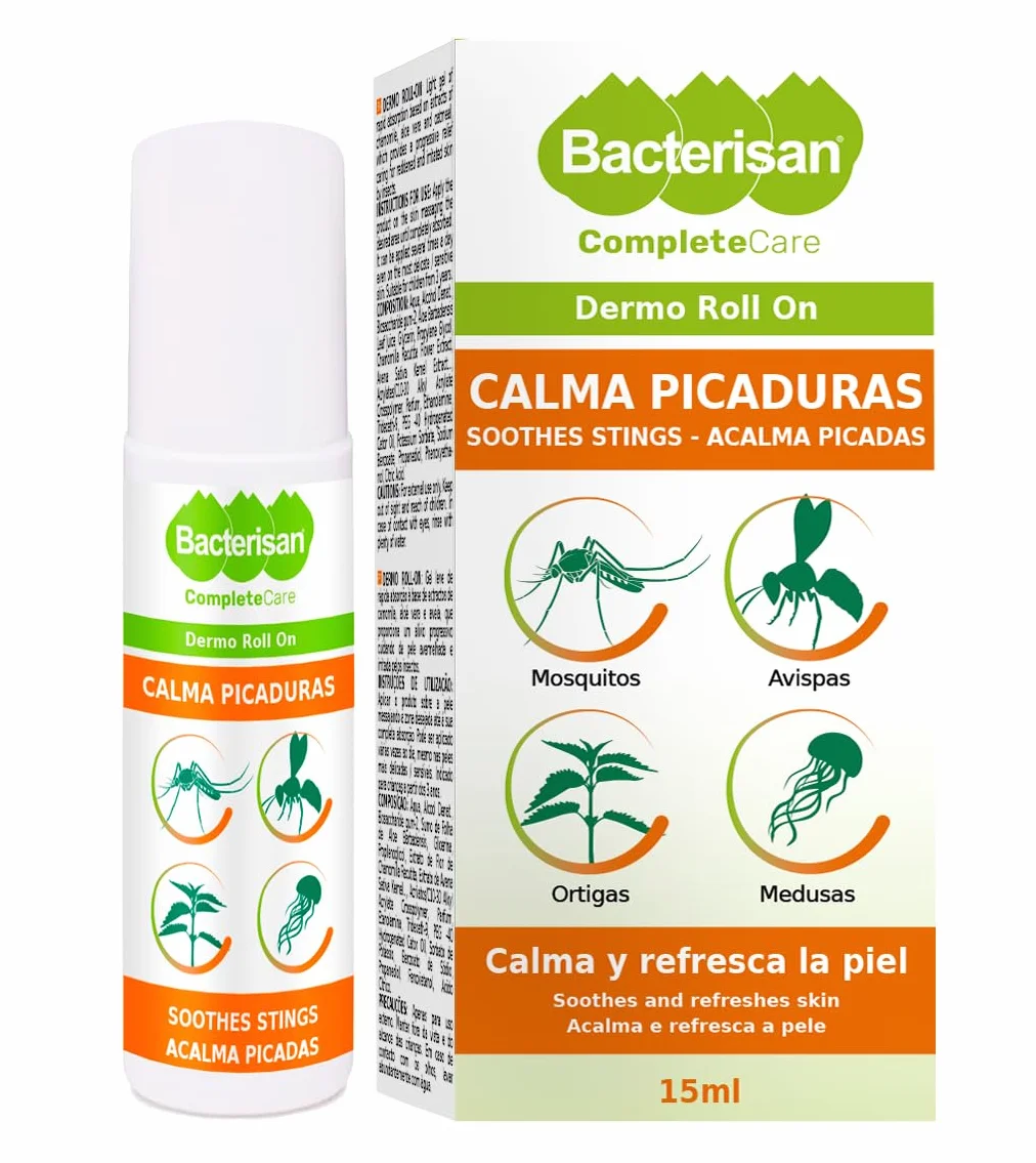 BACTERISAN Dermo Roll On 15 ml na ukąszenia owadów, łagodzi swędzenie i podrażnienia skóry