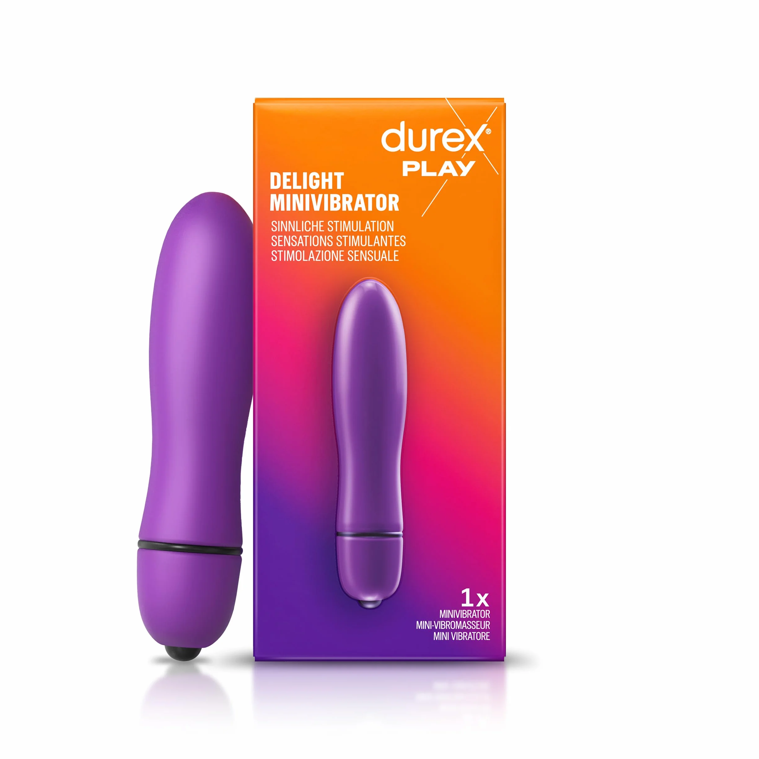Durex Delight Minivibrator, Sex Toy, Intense Vibratore Portatile Piccolo e Discreto