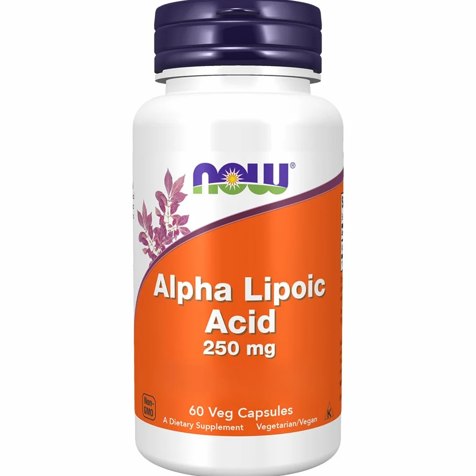 Now Foods Alpha-Lipoic Acid 250 mg 60 Capsule vegane