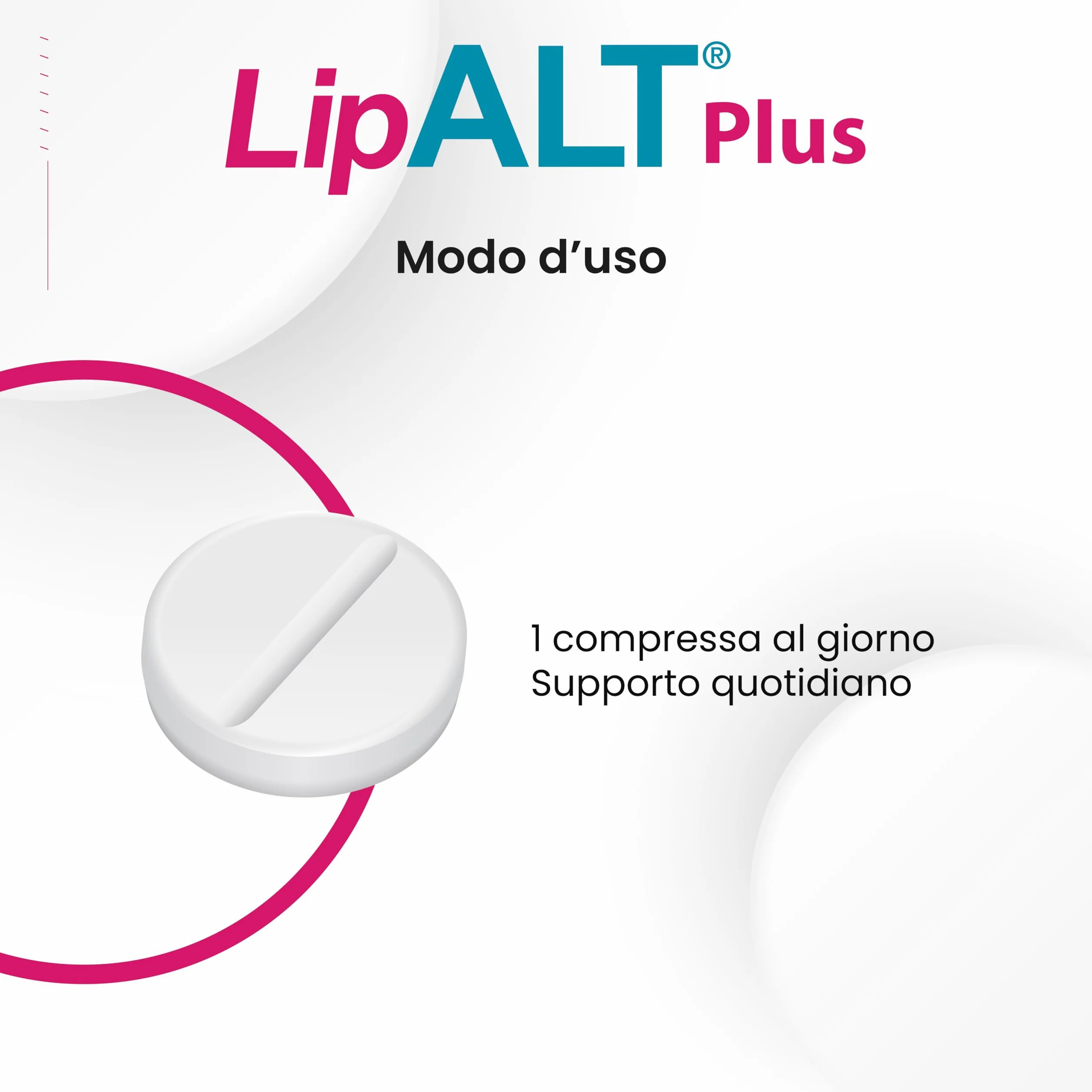 Lipalt Plus - Integratore Senza Monacolina K - Integratore a Base di Coenzima Q10, Bergamotto, Carciofo e Policosanoli - 20 Compresse Senza Glutine e Lattosio