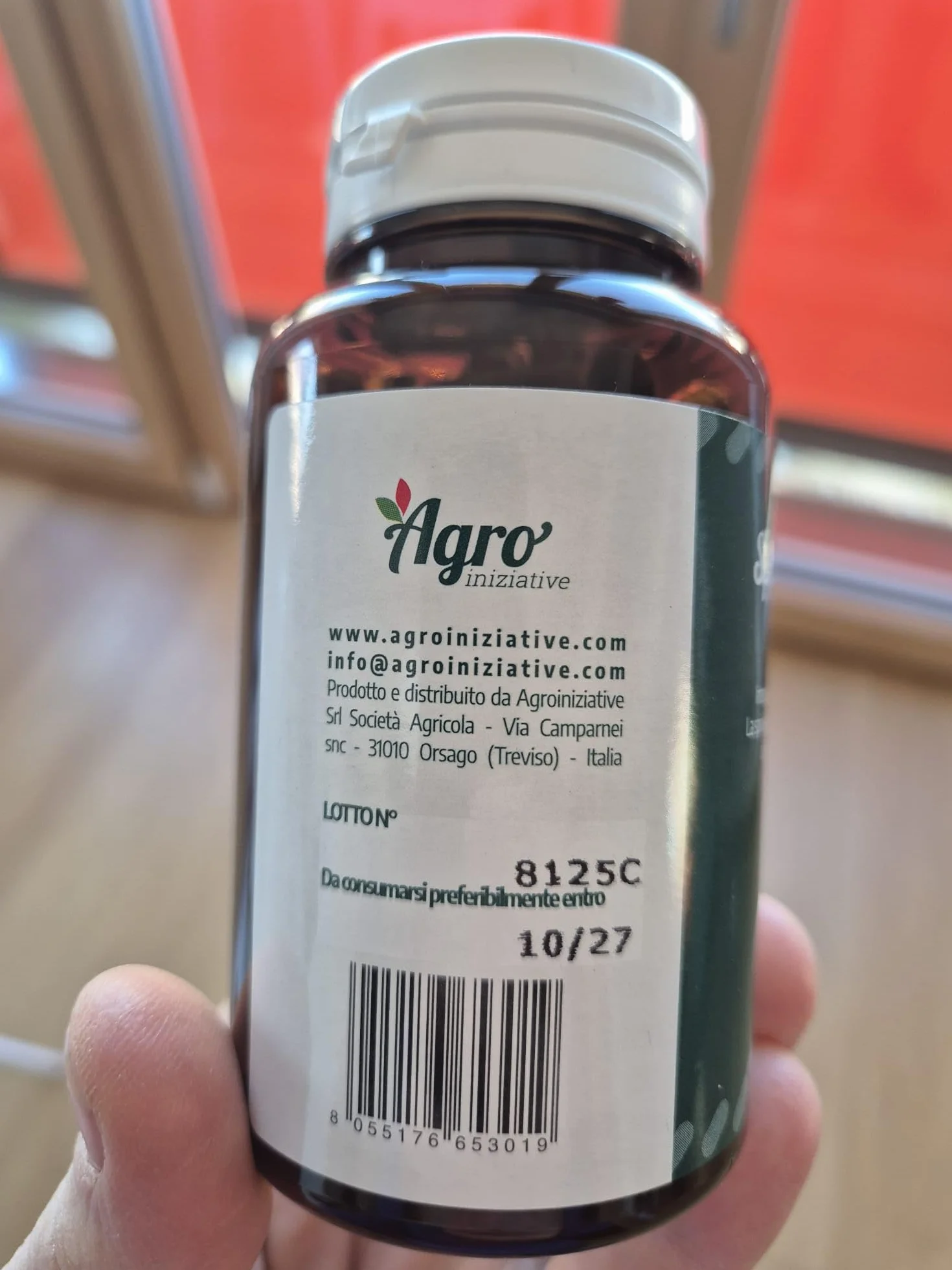 AGROINIZIATIVE SPIRULINA BIO 100 Cps Integratore Spirulina Pura 500 Mg Senza Glutine
