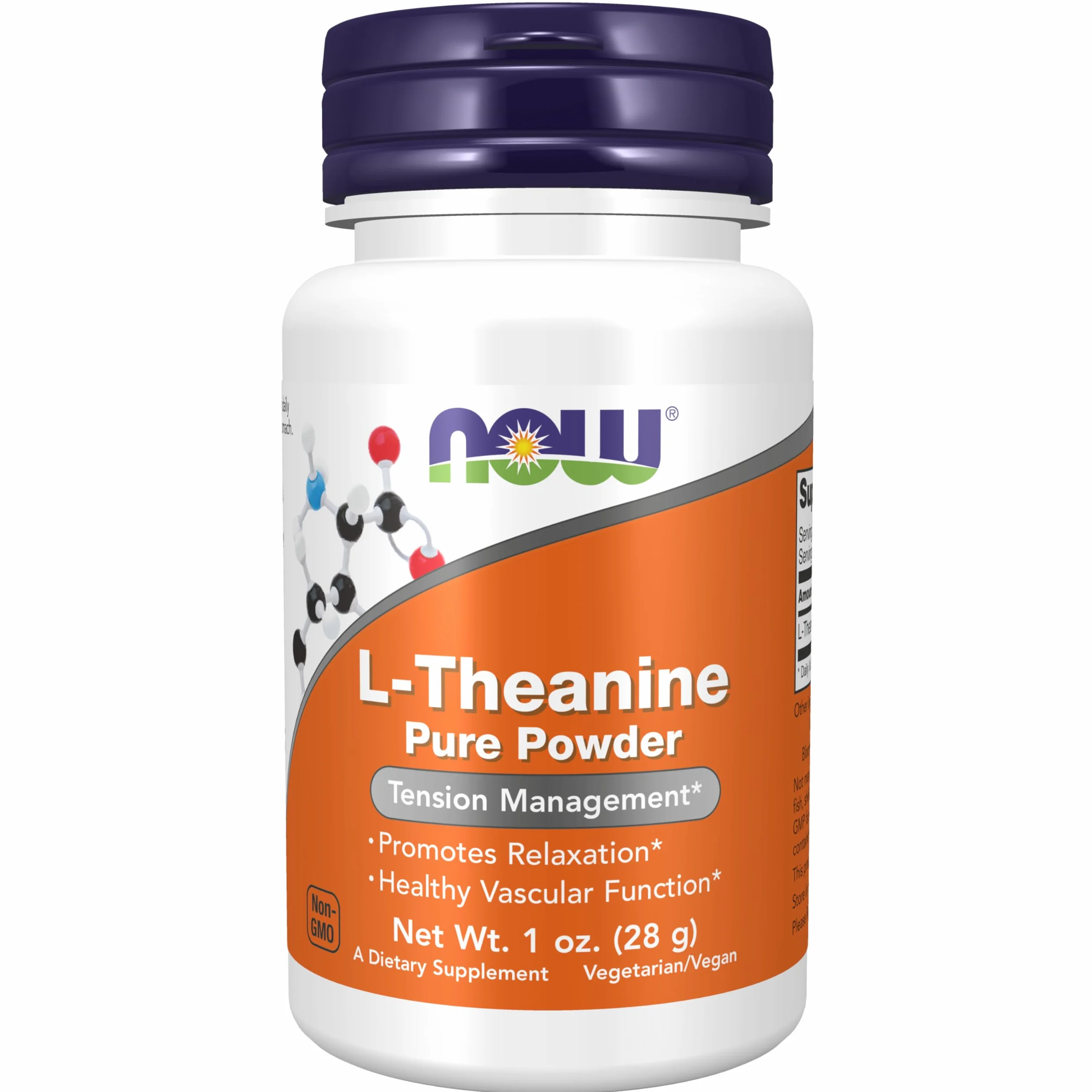 NOW Foods L-Theanine, Pure Powder - 28g