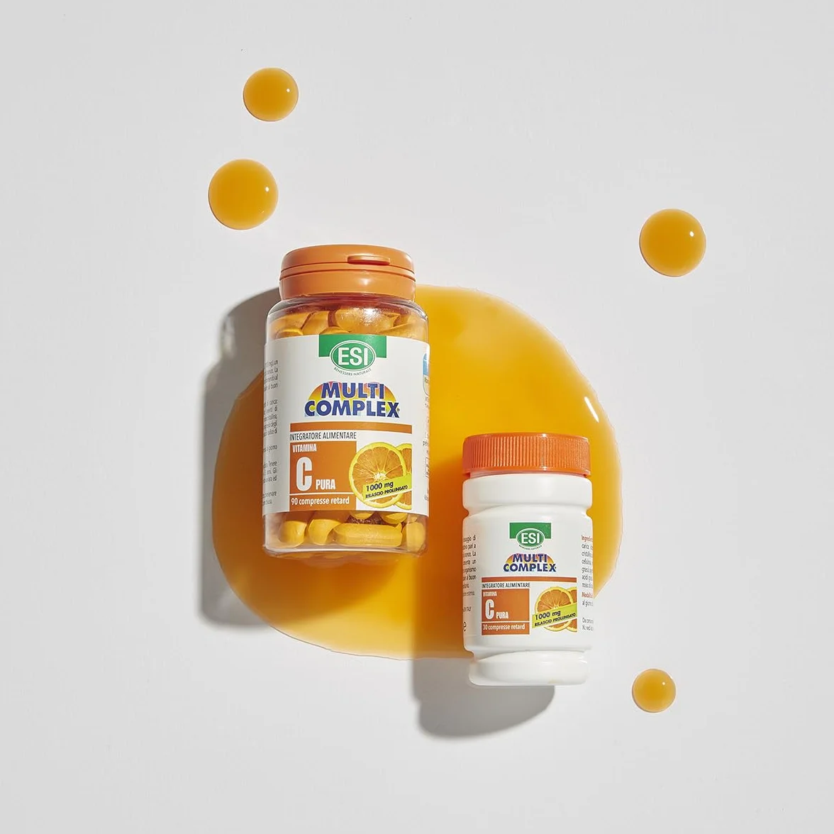ESI Multicomplex Vitamina C Pura Retard 90 Compresse Integratore Alimentare Rilascio Prolungato