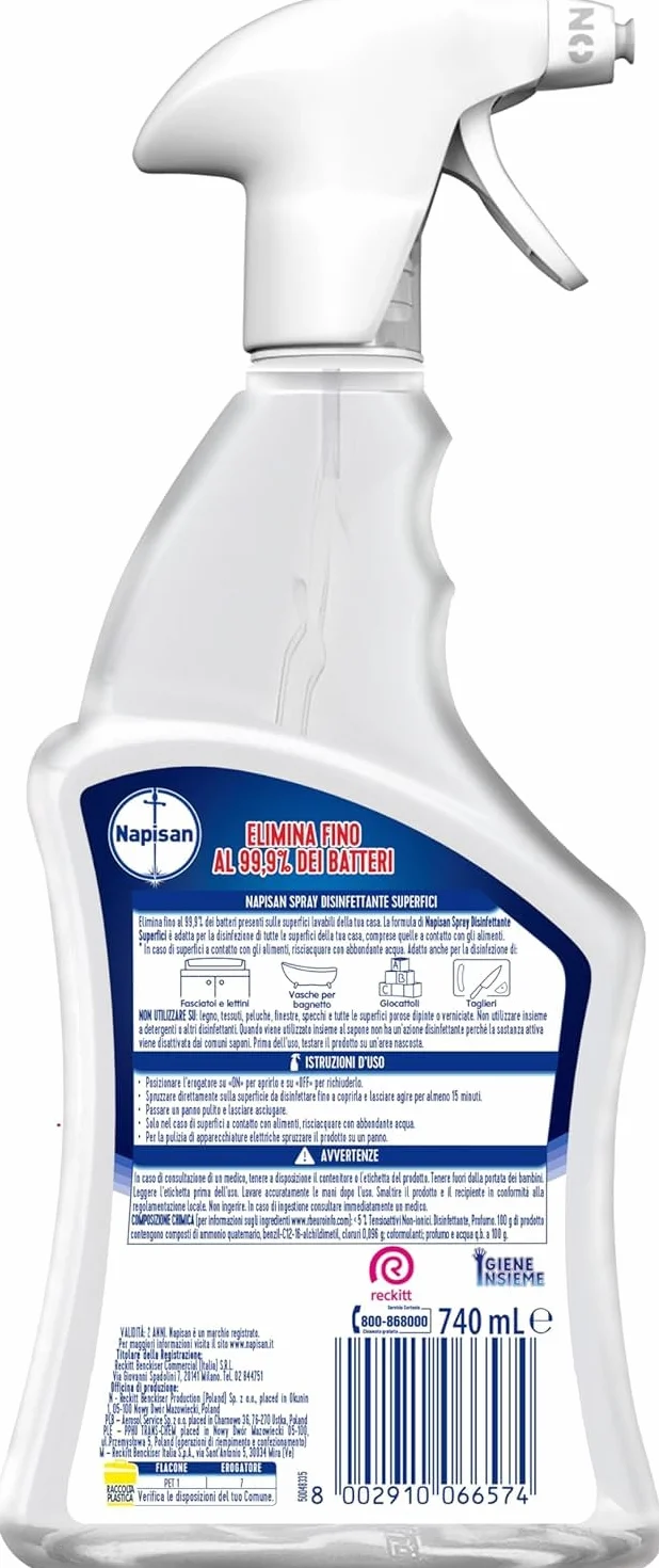 Napisan Spray Disinfettante Classico 740ml x3