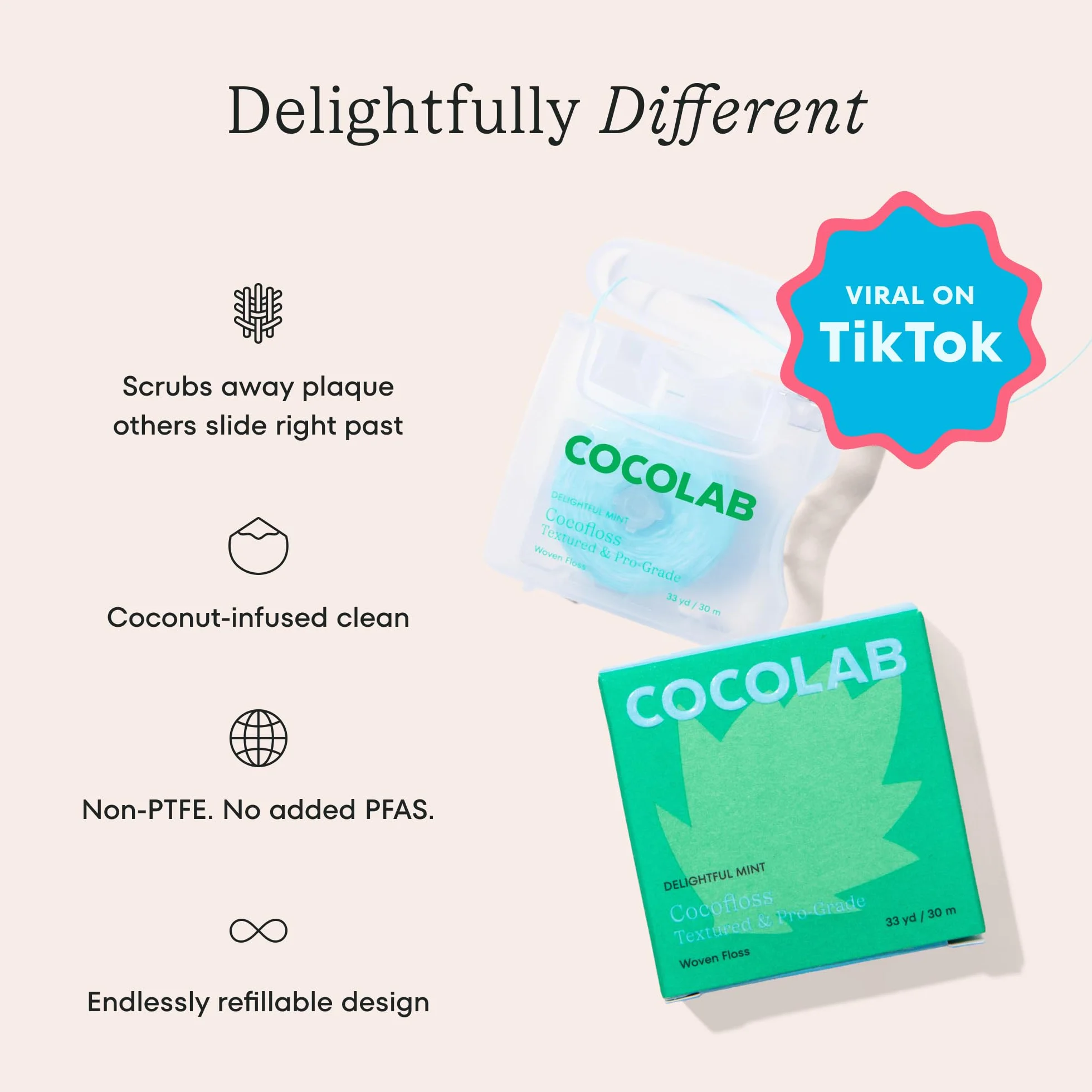 Cocofloss - Delicious Menta 1 confezione