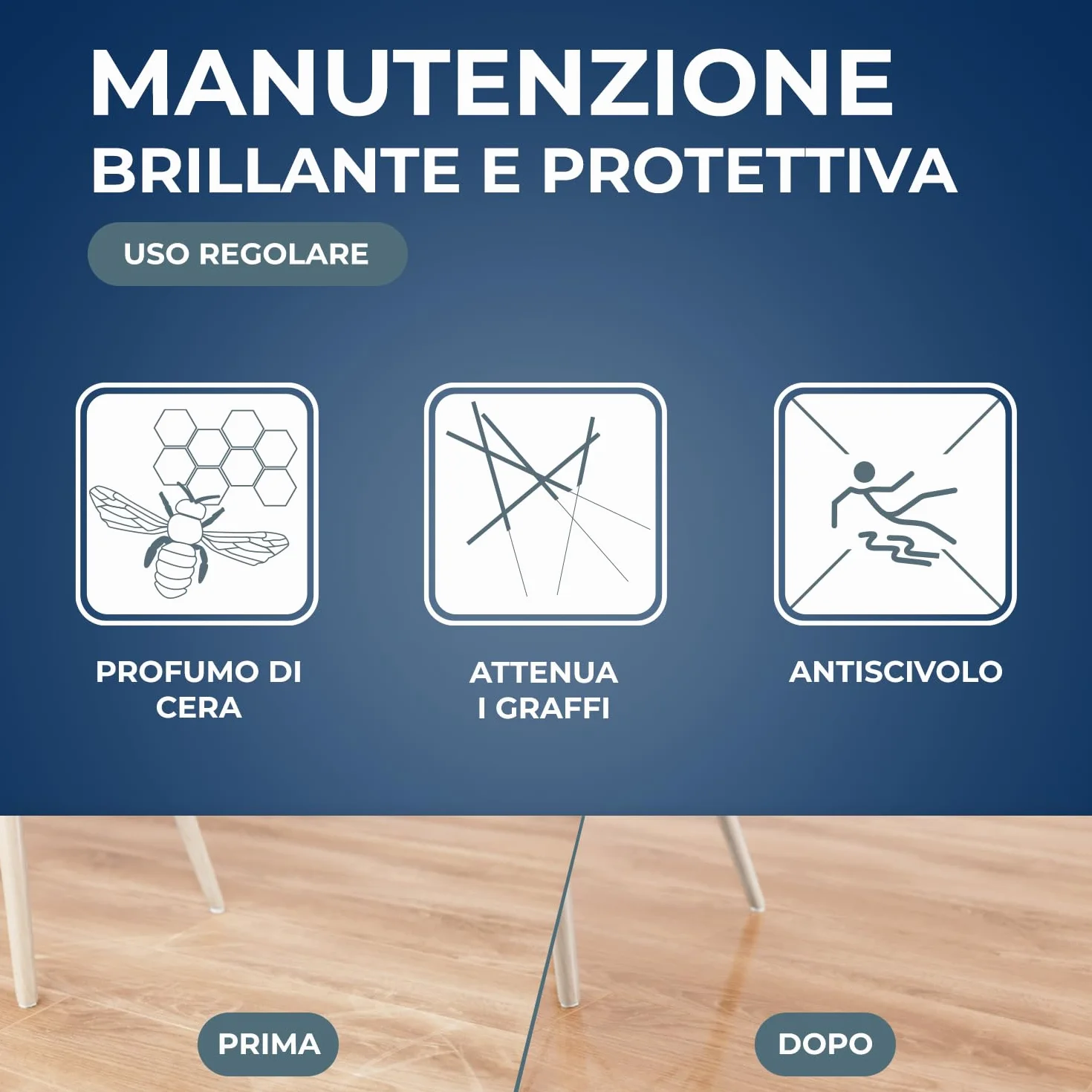 STARWAX Lucidante protector parquet e laminati 1L fino a 750m²