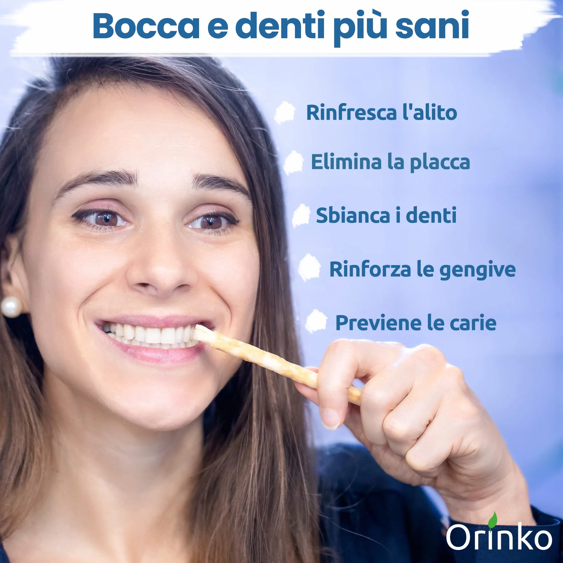 ORINKO Siwak per Denti Naturale x2 - Spazzolino Ecologico per Pulizia e Sbiancamento Denti - Miswak Africano