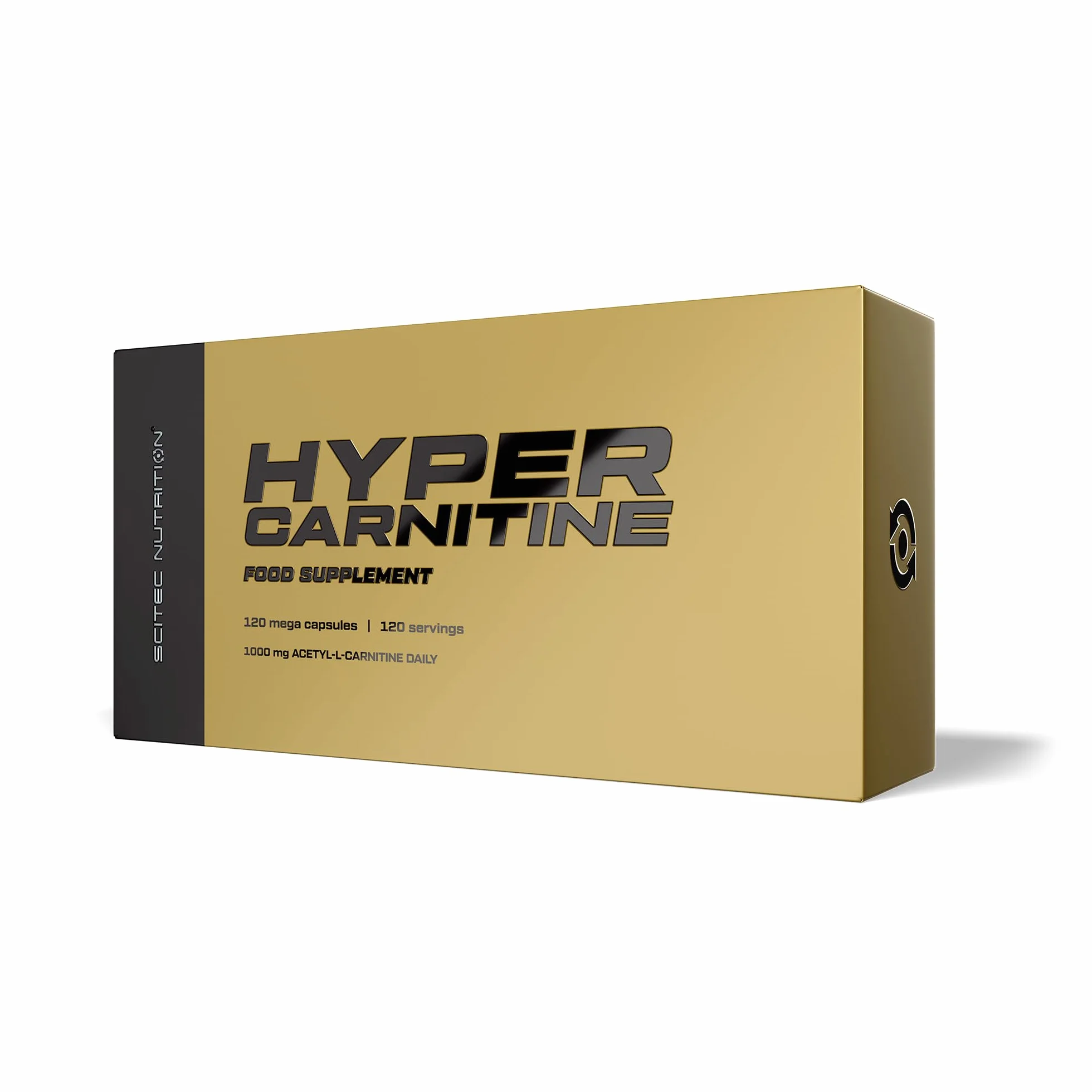 Scitec Nutrition Hyper Carnitine - 1000 mg di Acetil L-Carnitina per un'integrazione attiva di L-Carnitina, 120 Capsule