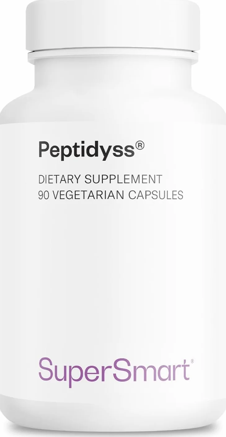 Supersmart Peptidyss Proteine del Pesce Idrosalate 90 Capsule Vegetariane Anti-Stress No-OGM Gluten Free
