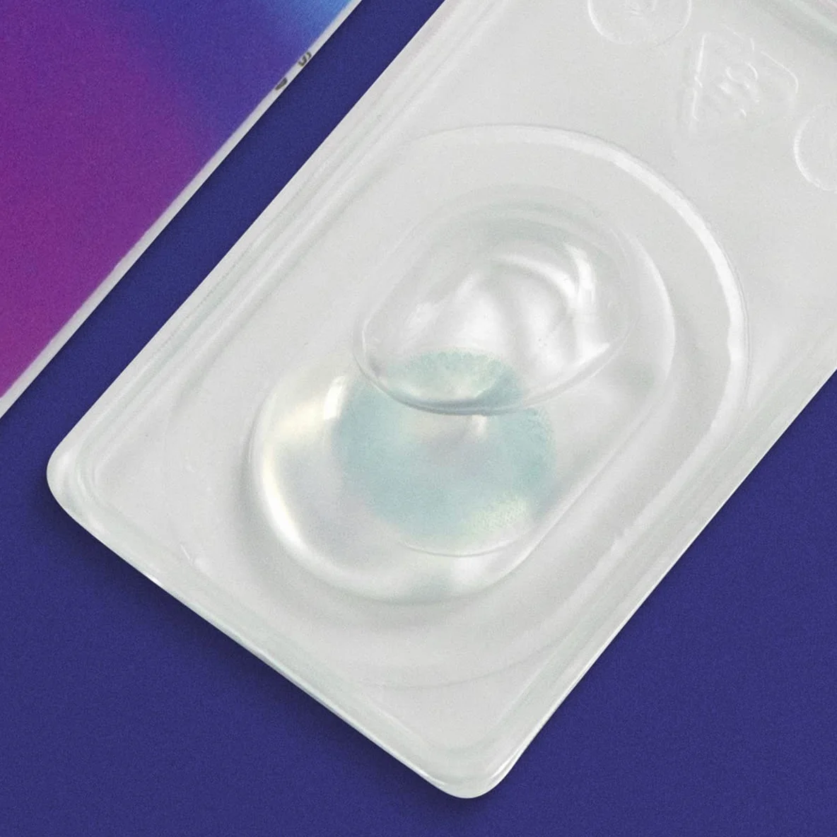 GLAMLENS Lenti a Contatto Colorate Grace Blue 2 Pezzi Mensili Silicone Idrogel Blu Naturali 0.00 Diottrie