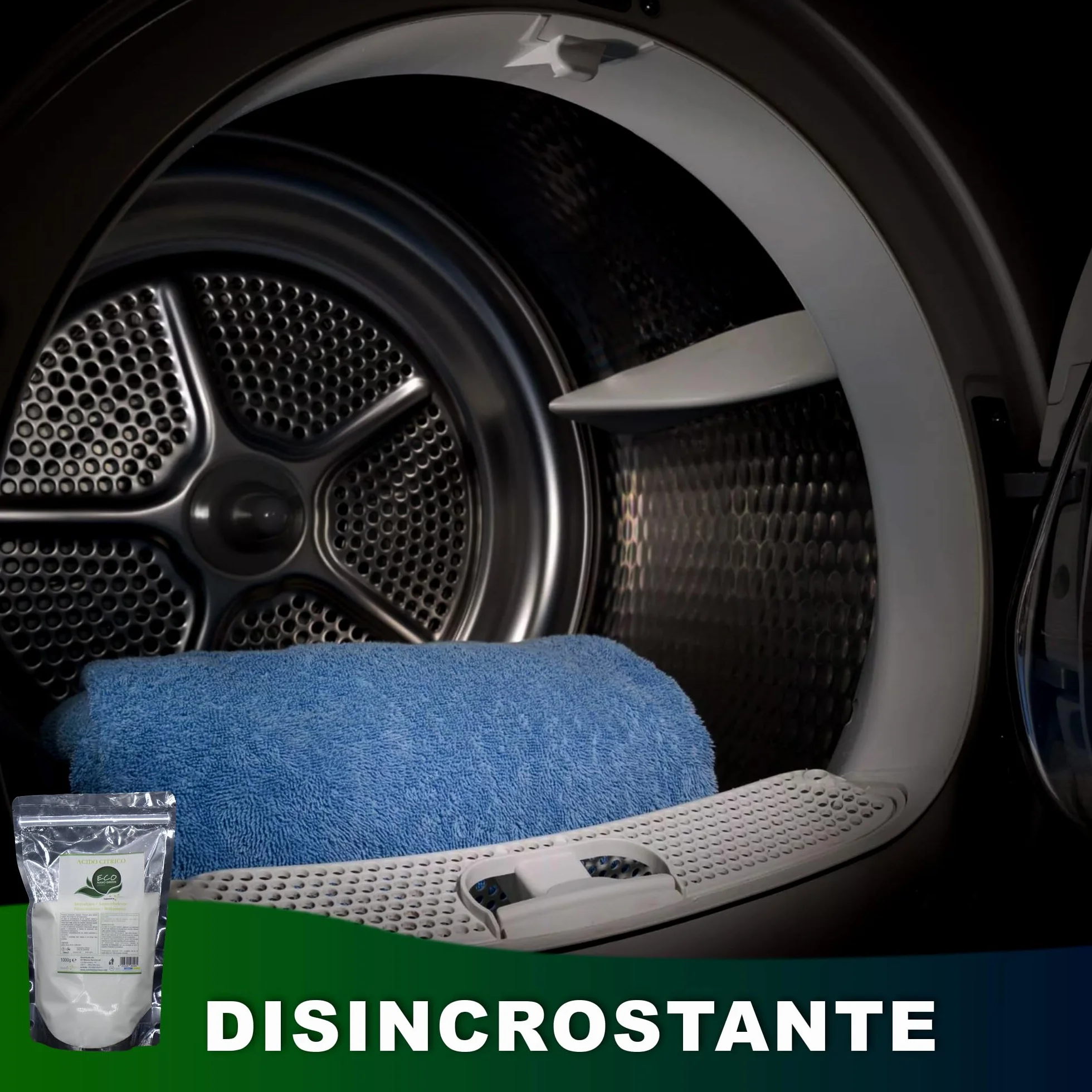 Acido Citrico 500g per Lavatrice e Lavastoviglie - Decalcificante Naturale