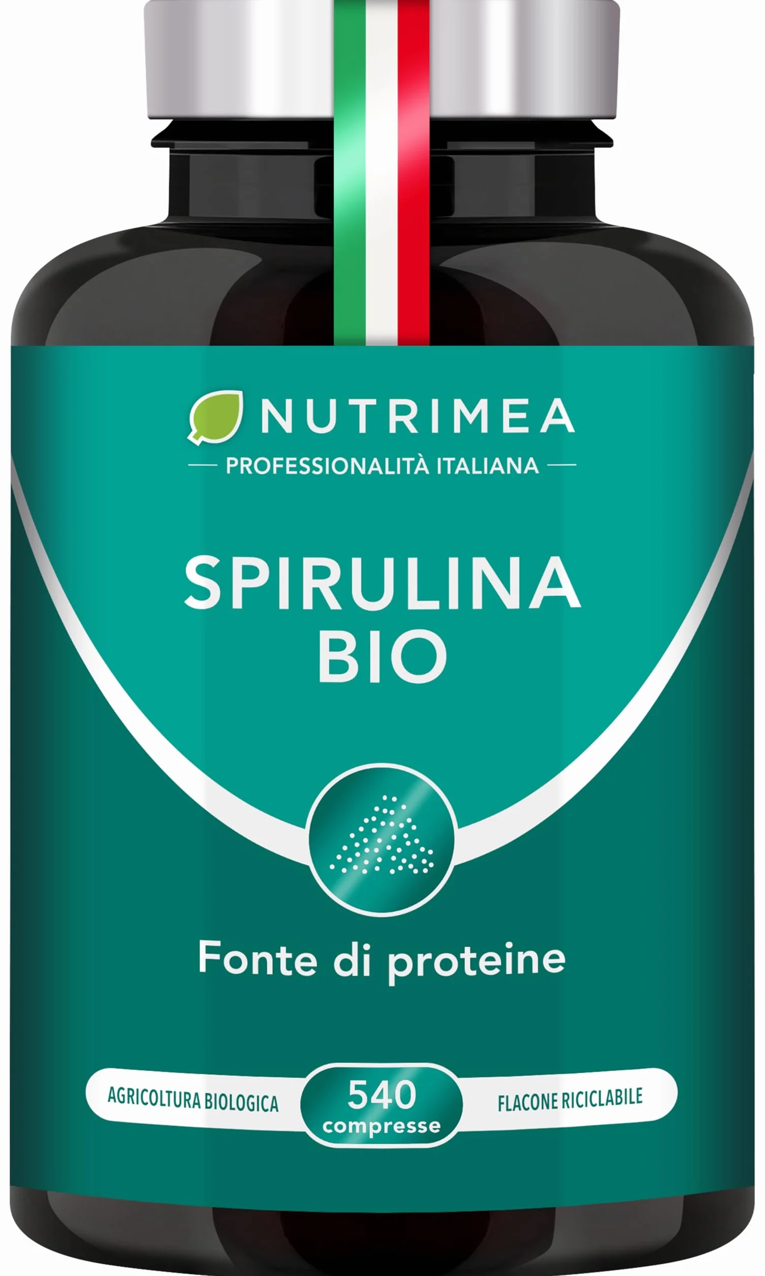 Spirulina Biologica Pura 540 Compresse 1500 mg Nutrimea
