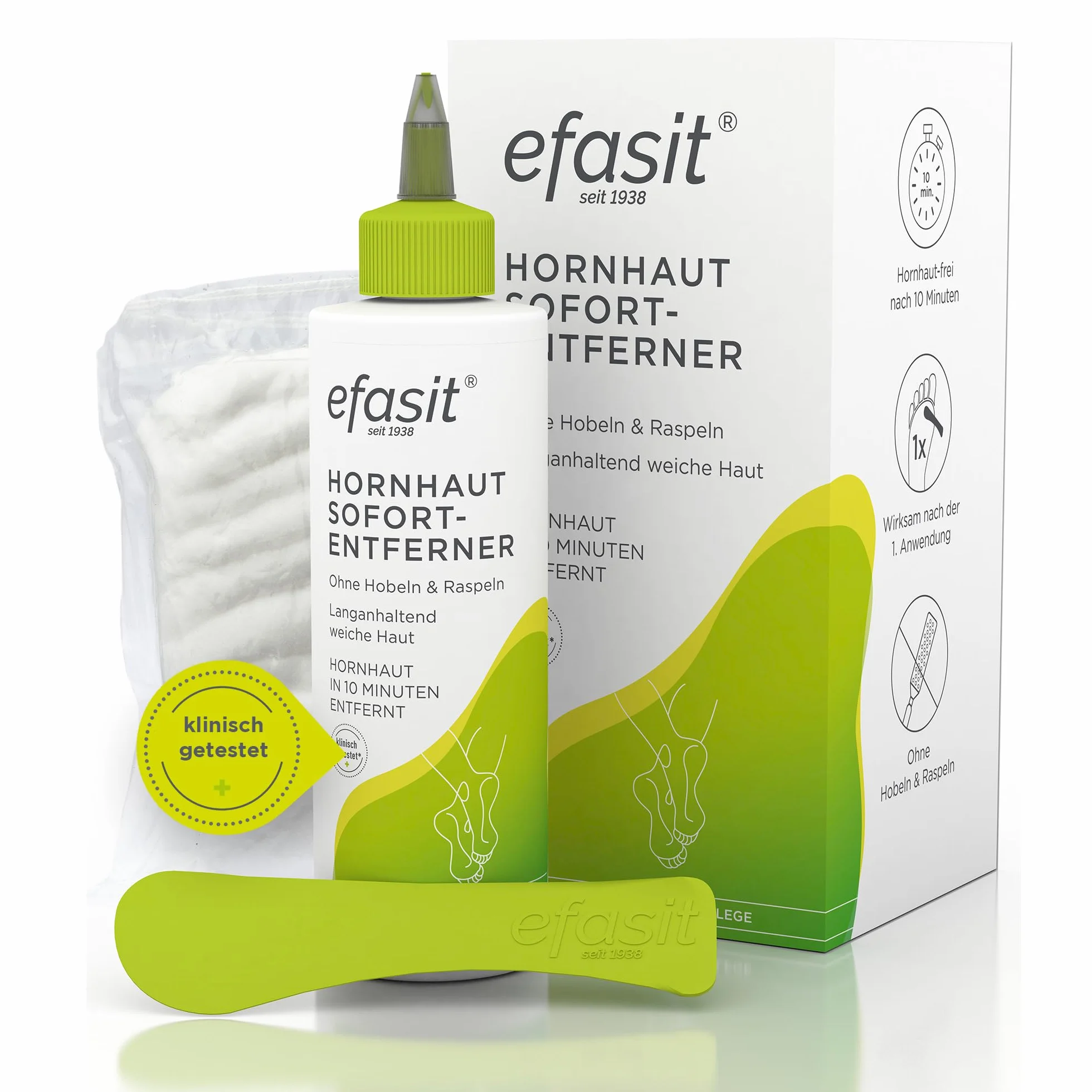efasit Rimozione istantanea per calli 200 ml – Elimina calli in 10 minuti, effetto immediato