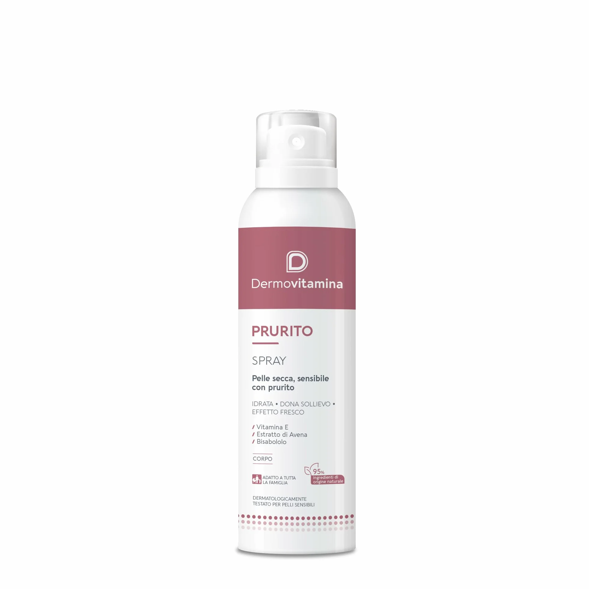 Dermovitamina Prurito Spray 100ml - Riduce Prurito, Effetto Fresco, Azione Protettiva per Dermatite