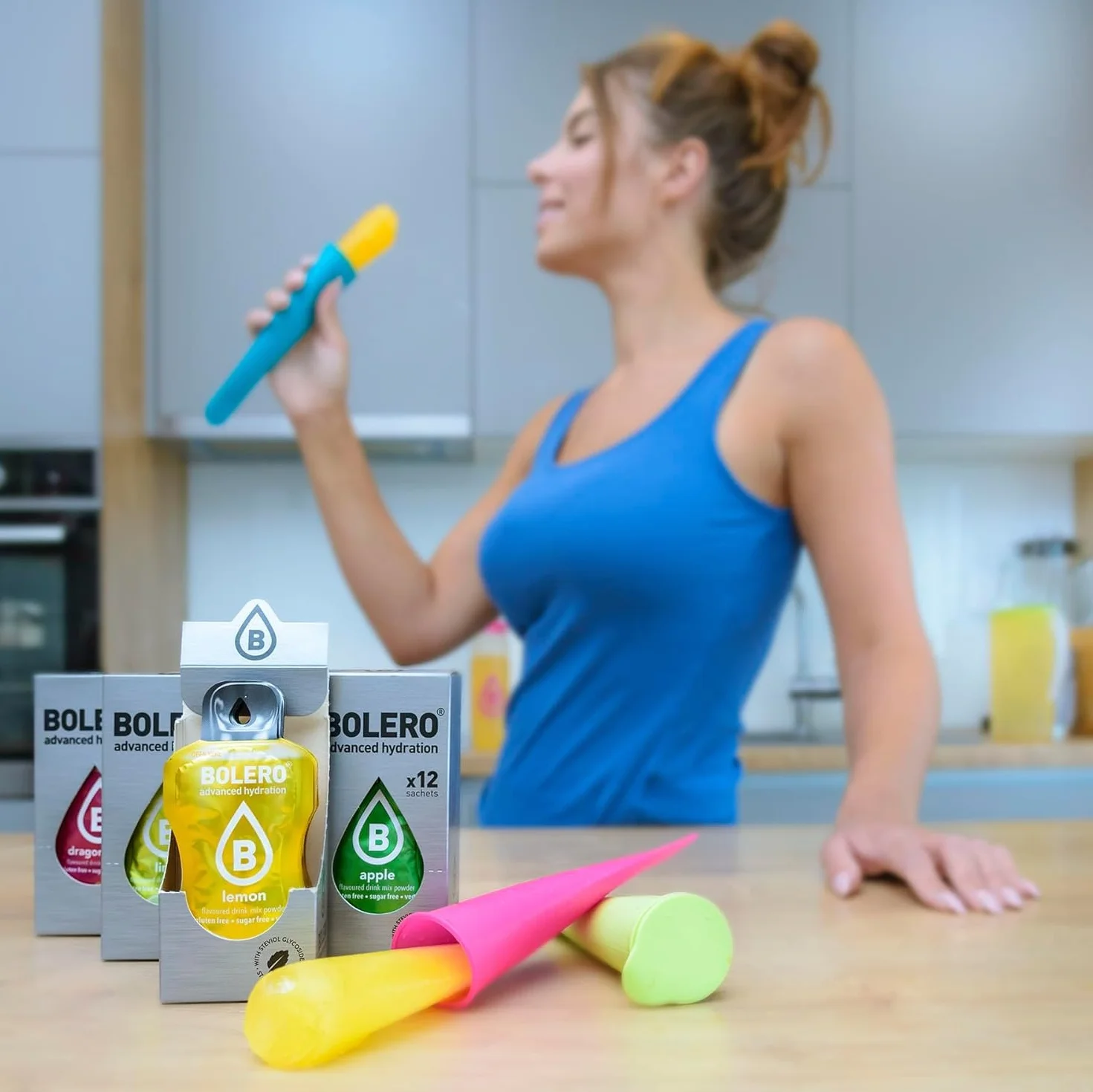 Bolero ALOE VERA MIX 24x9g Saftpulver ohne Zucker, gesüßt mit Stevia + Vitamin C, glutenfrei veganfreundlich