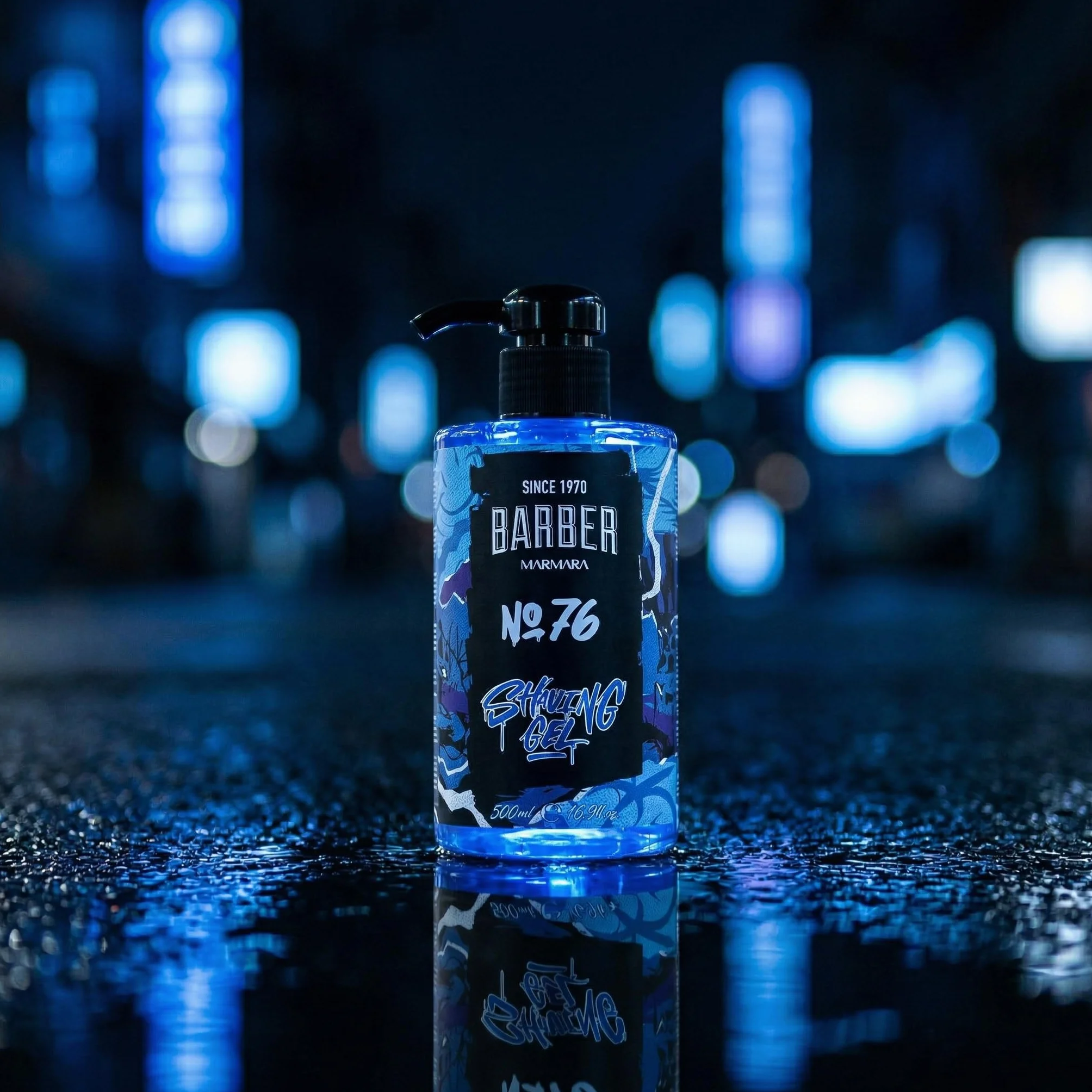 Barber Marmara Gel da Barba No. 76 per Uomini Trasparente 500ml